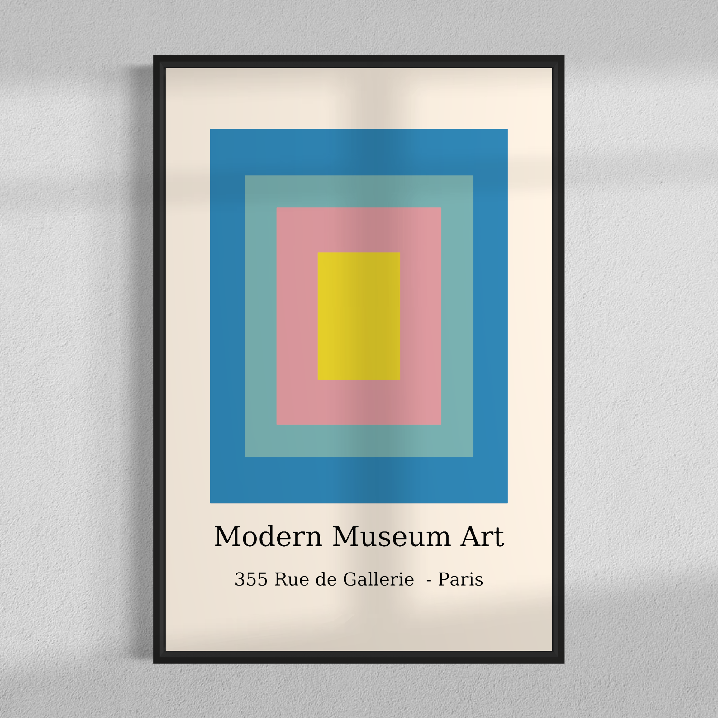 Blue Triptych, Set of 3 frames