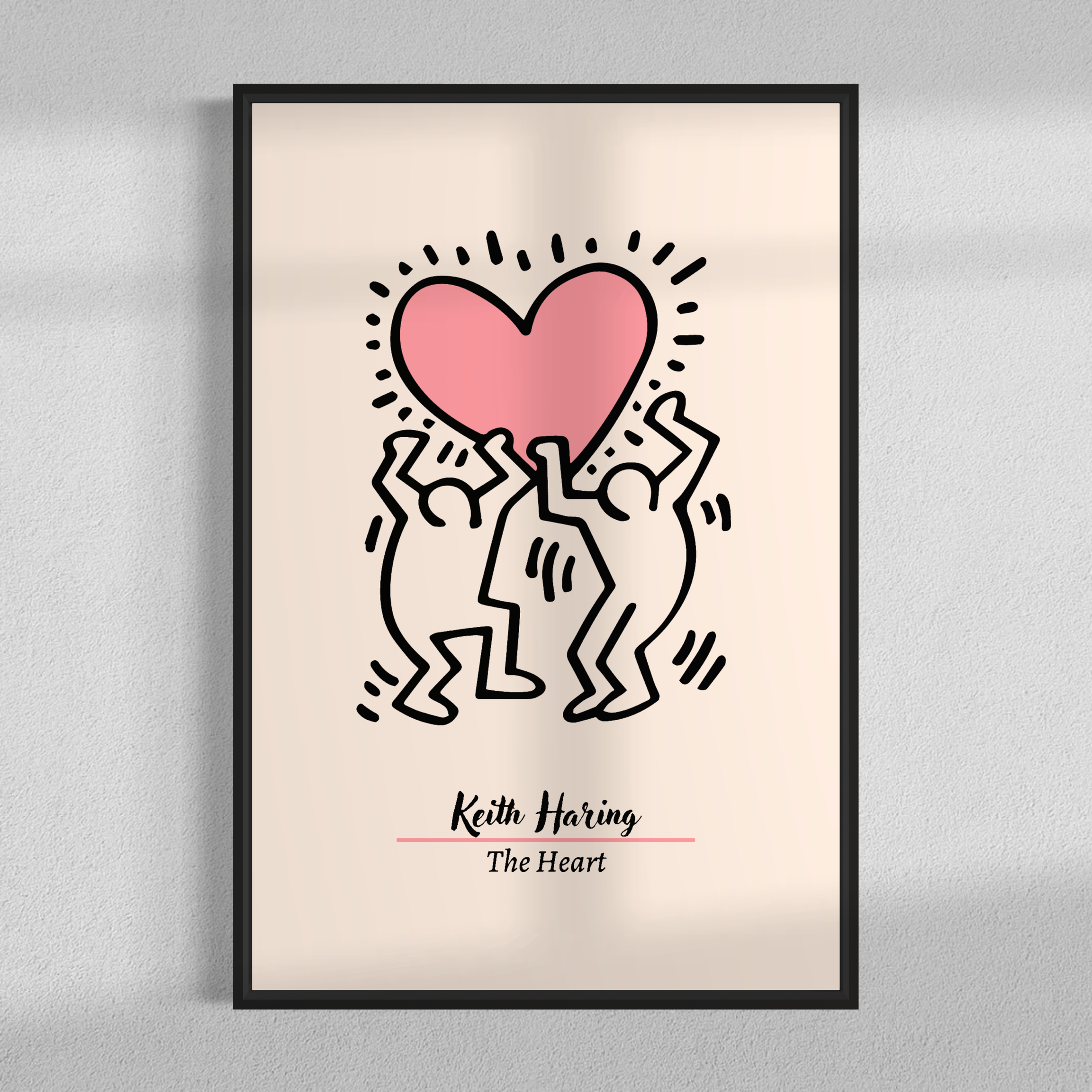 The heart, Keith Haring