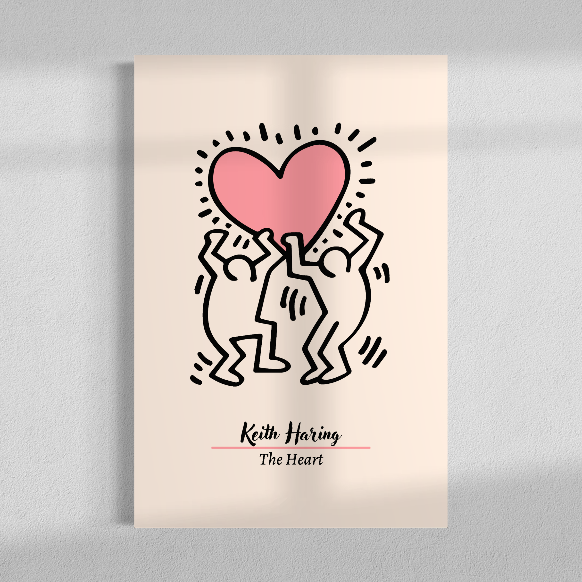 The heart, Keith Haring