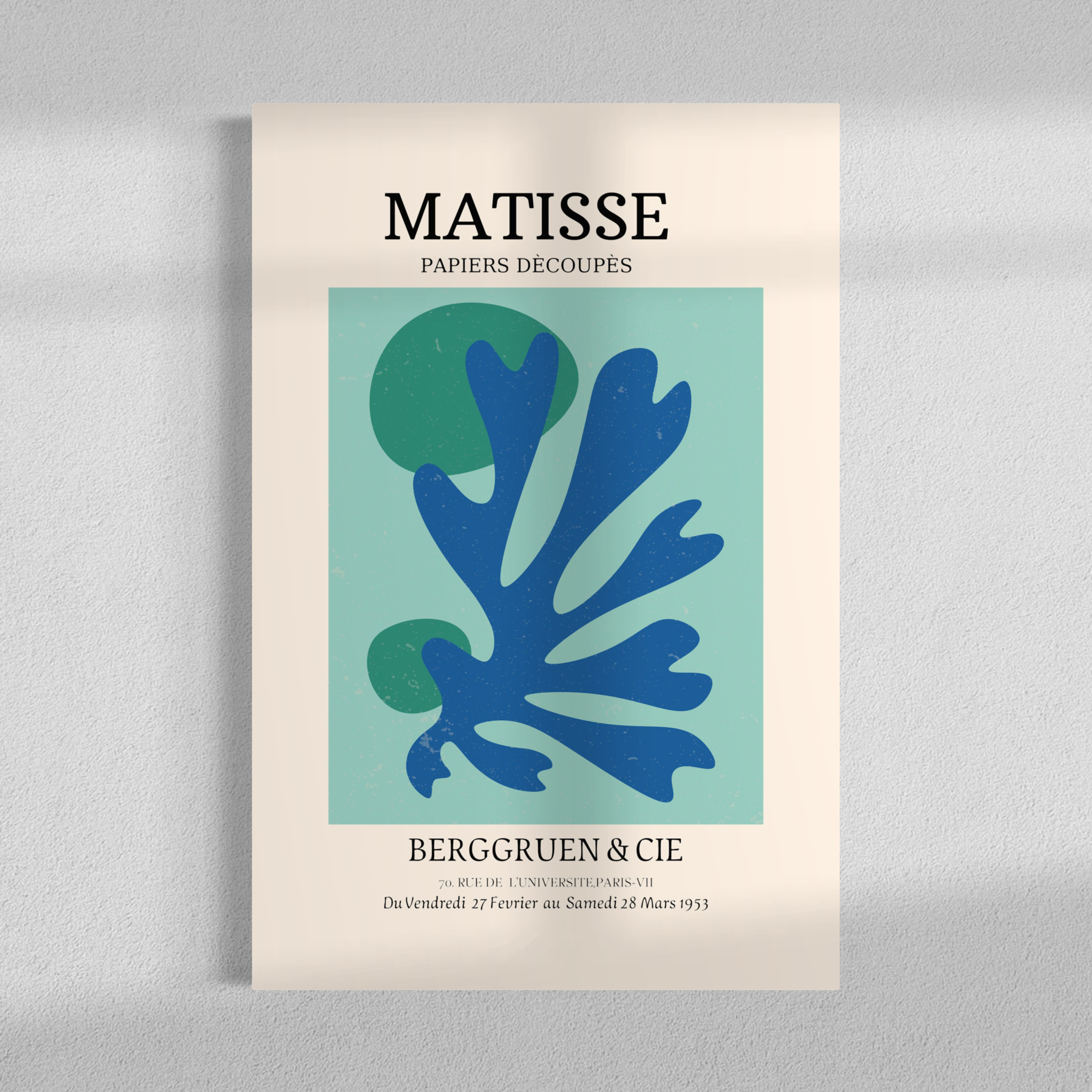 Blue papers decoupes, Matisse