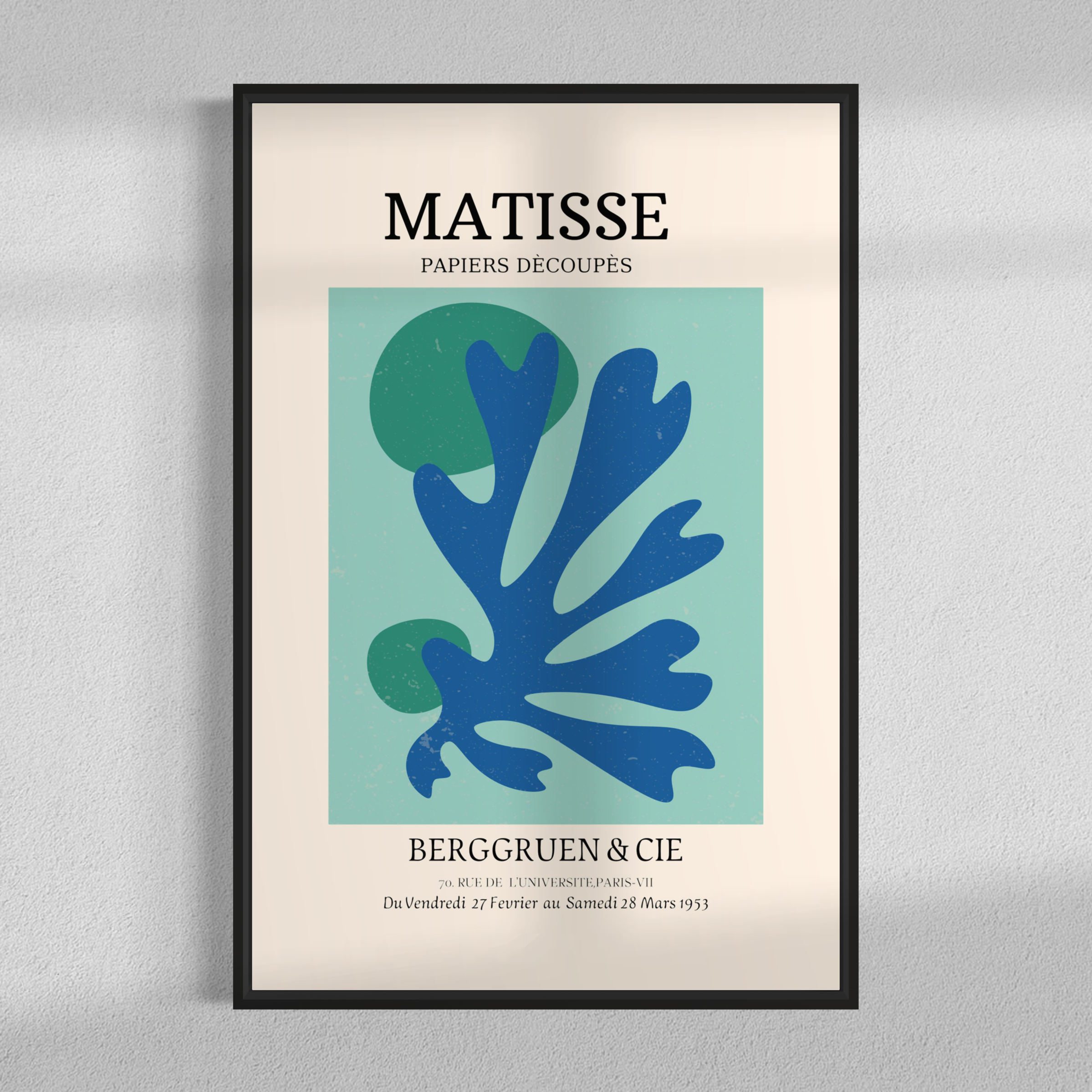 Blue papers decoupes, Matisse