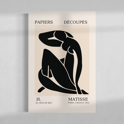 Black nude, Matisse
