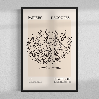 Matisse Triptych, Set of 3 frames