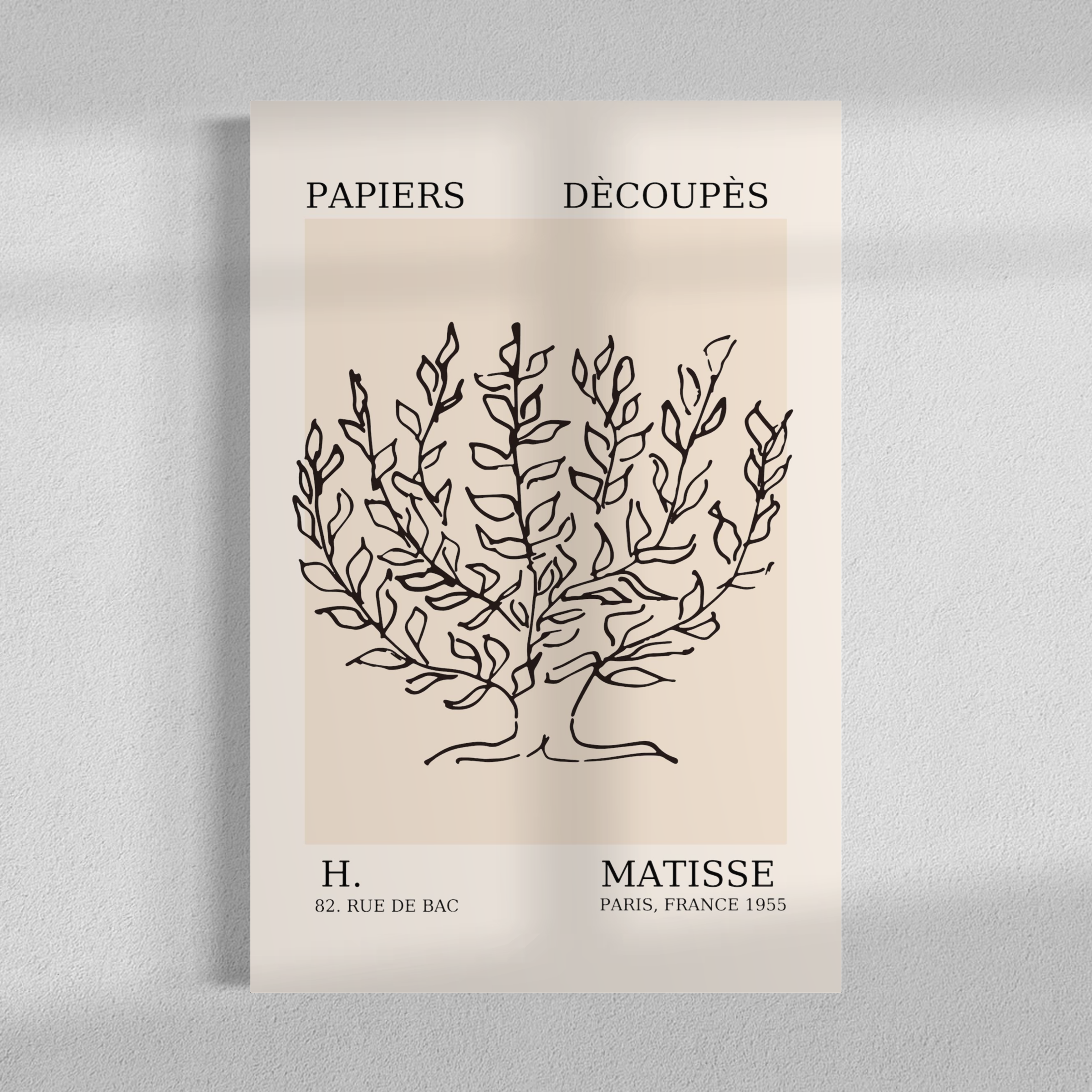 Matisse Triptych, Set of 3 frames