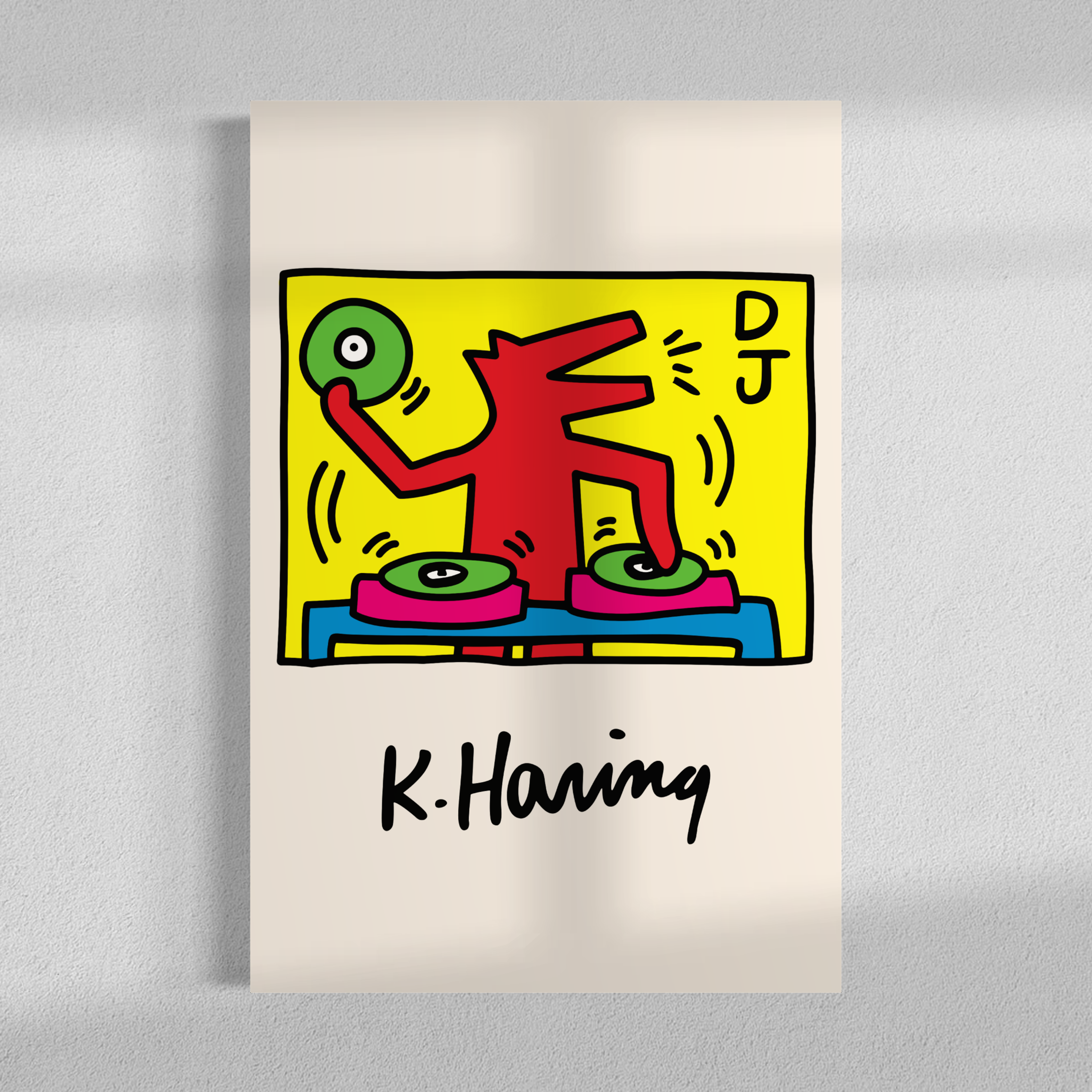 Dj red version, Keith Haring