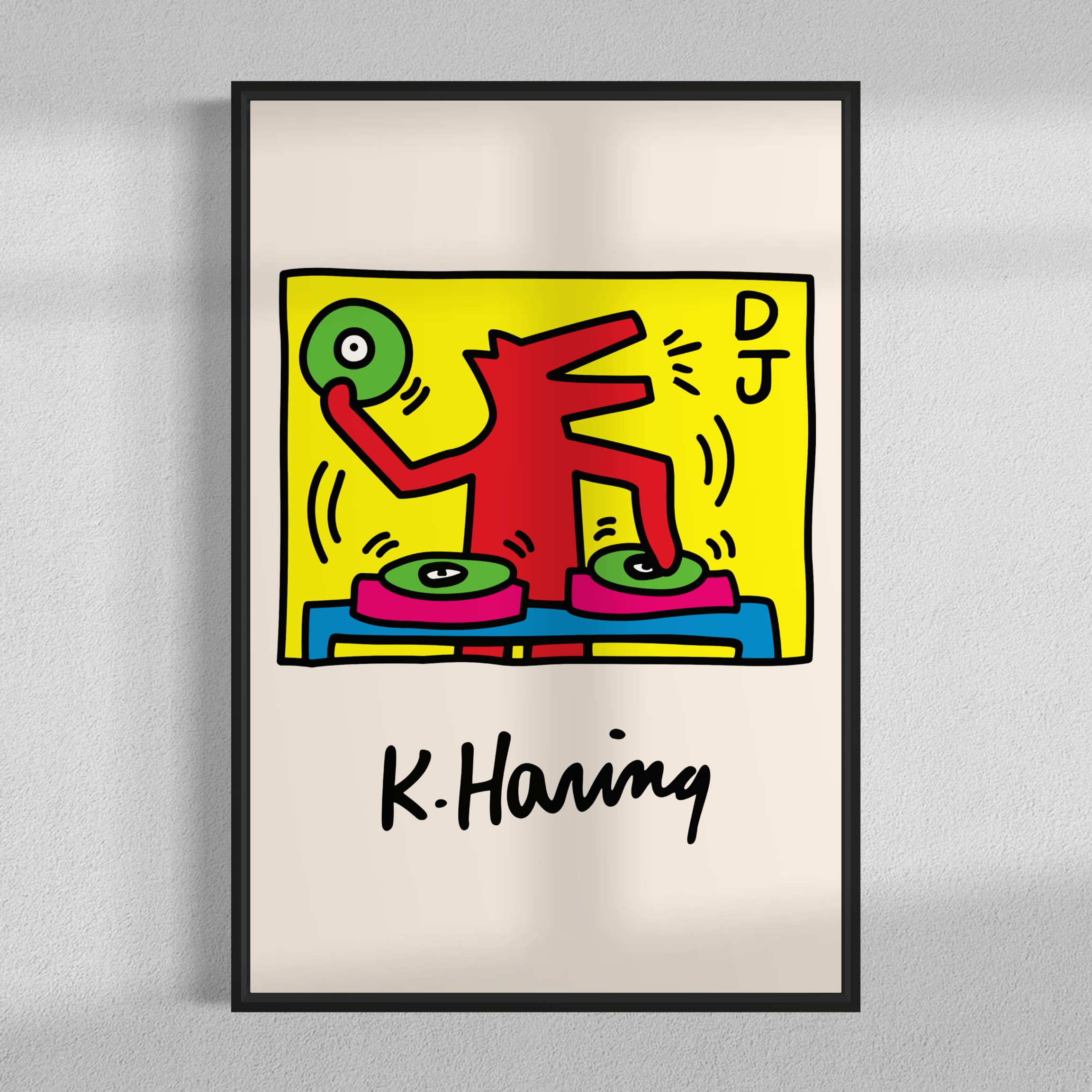 Dj red version, Keith Haring