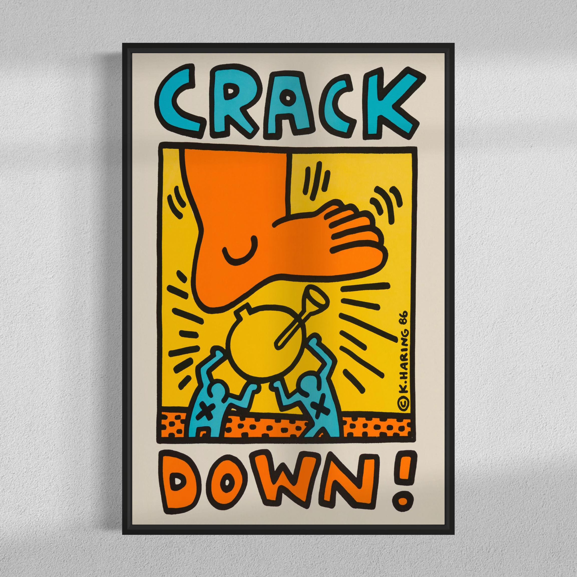 Crack down, Keith Haring