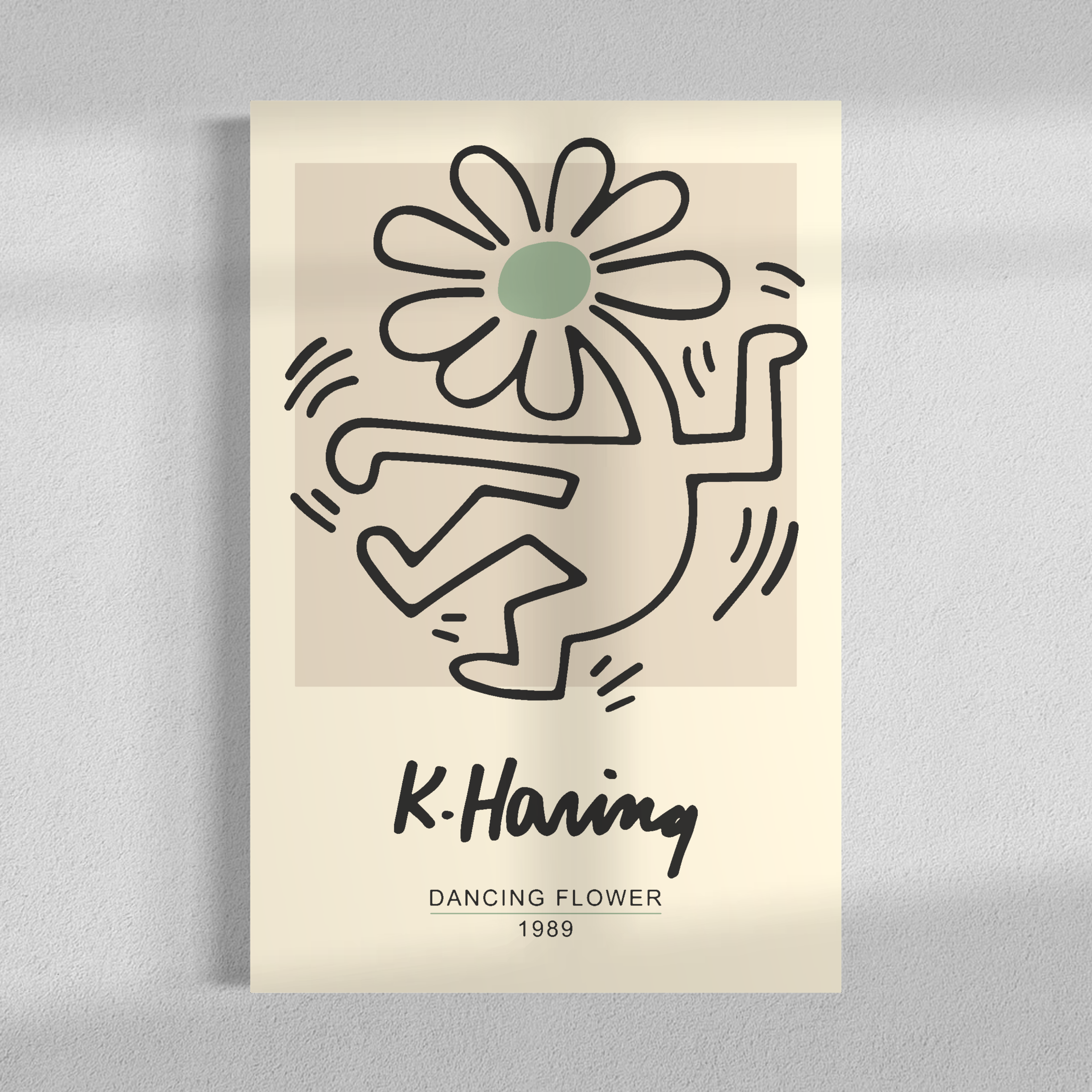 Dancing flower, Keith Haring