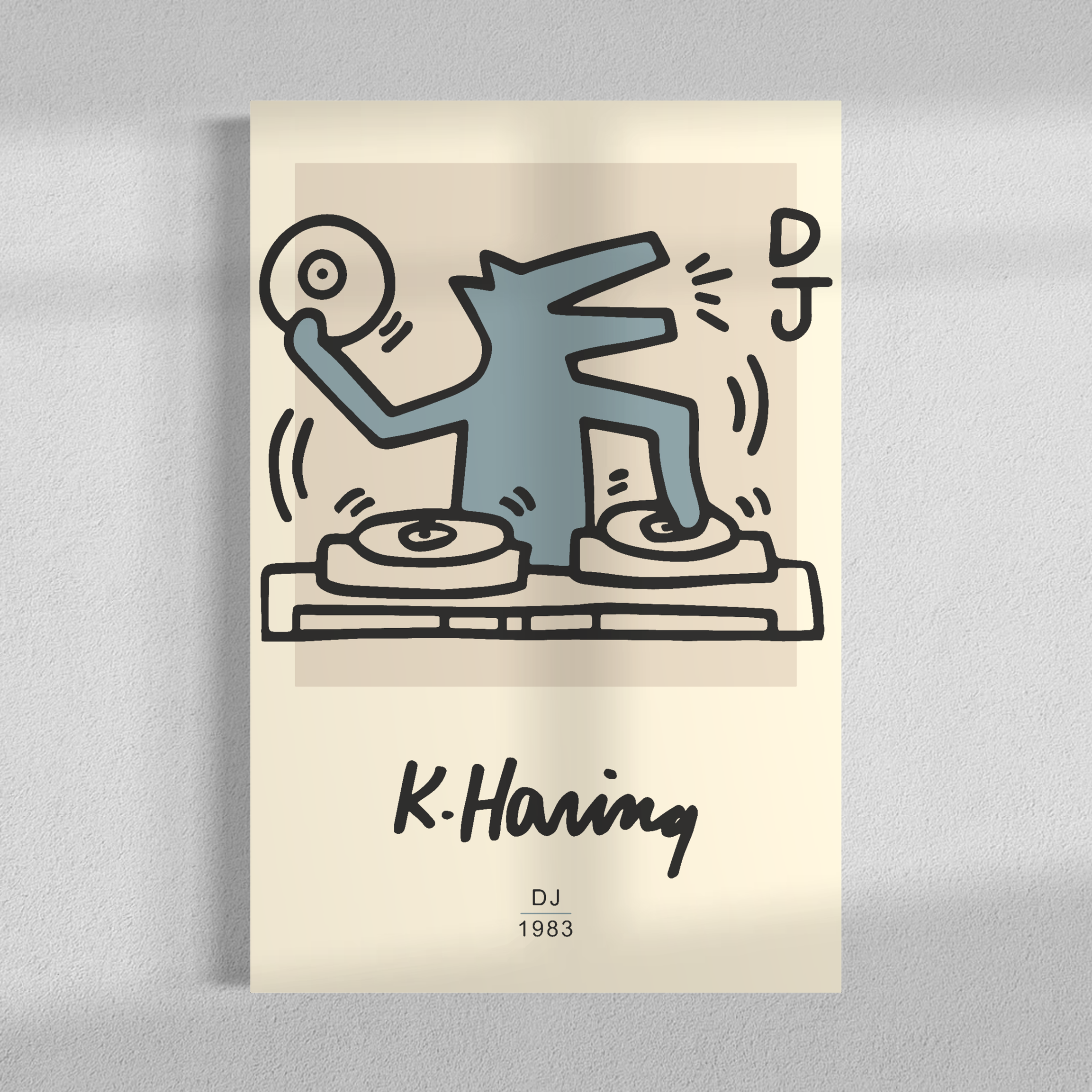 Blue dj, Keith Haring