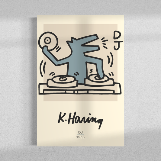 Blue dj, Keith Haring