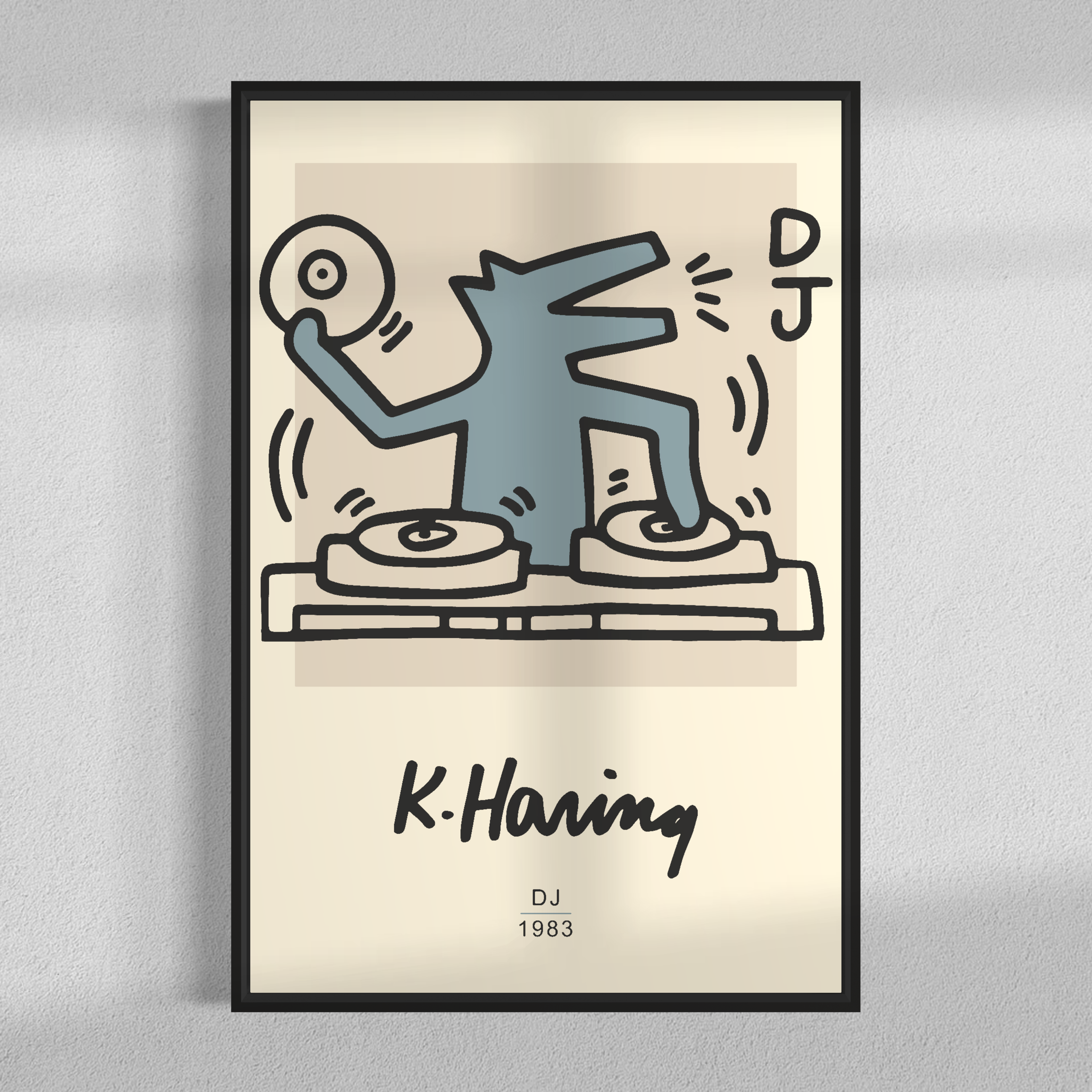 Blue dj, Keith Haring