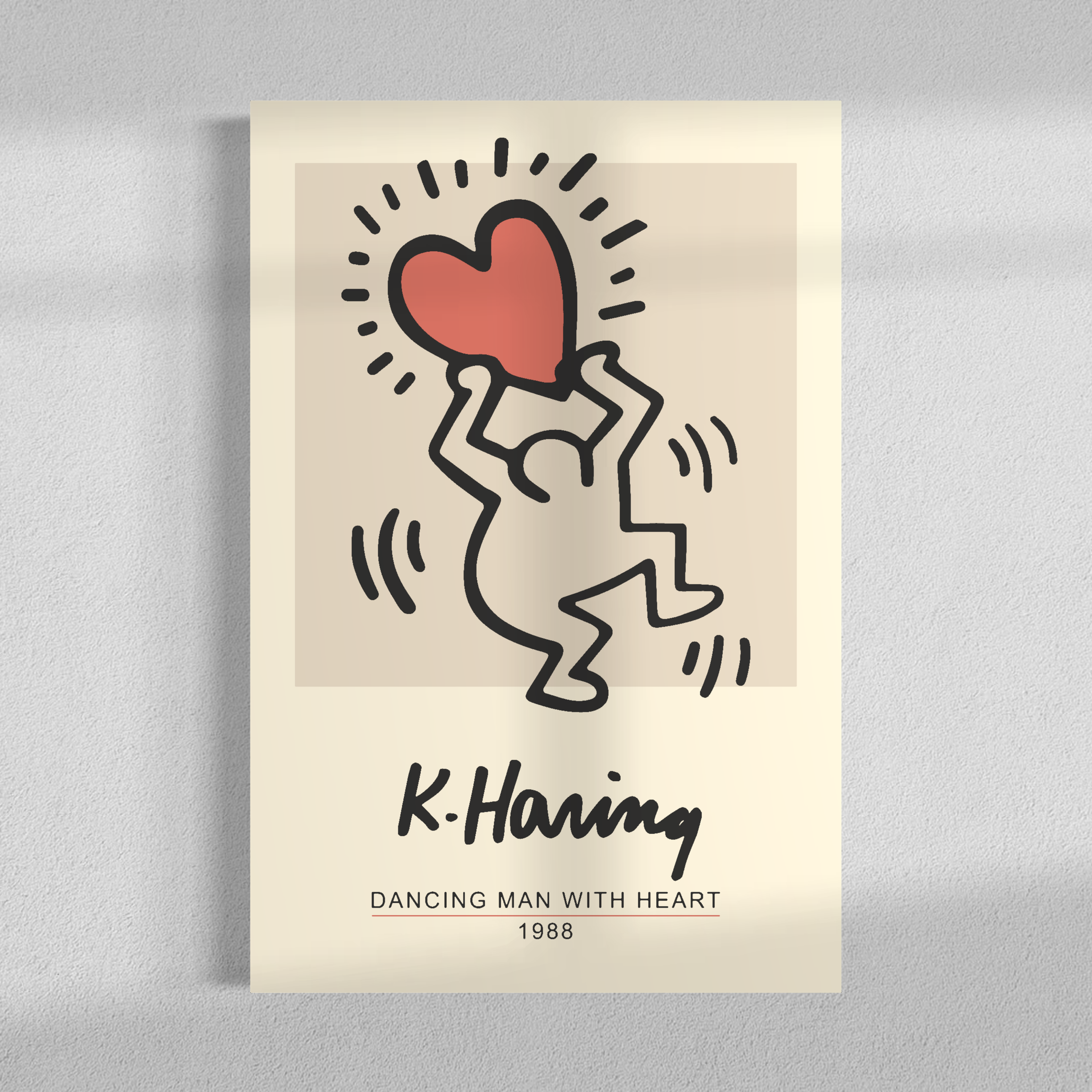 Dancing with heart, Keith Haring