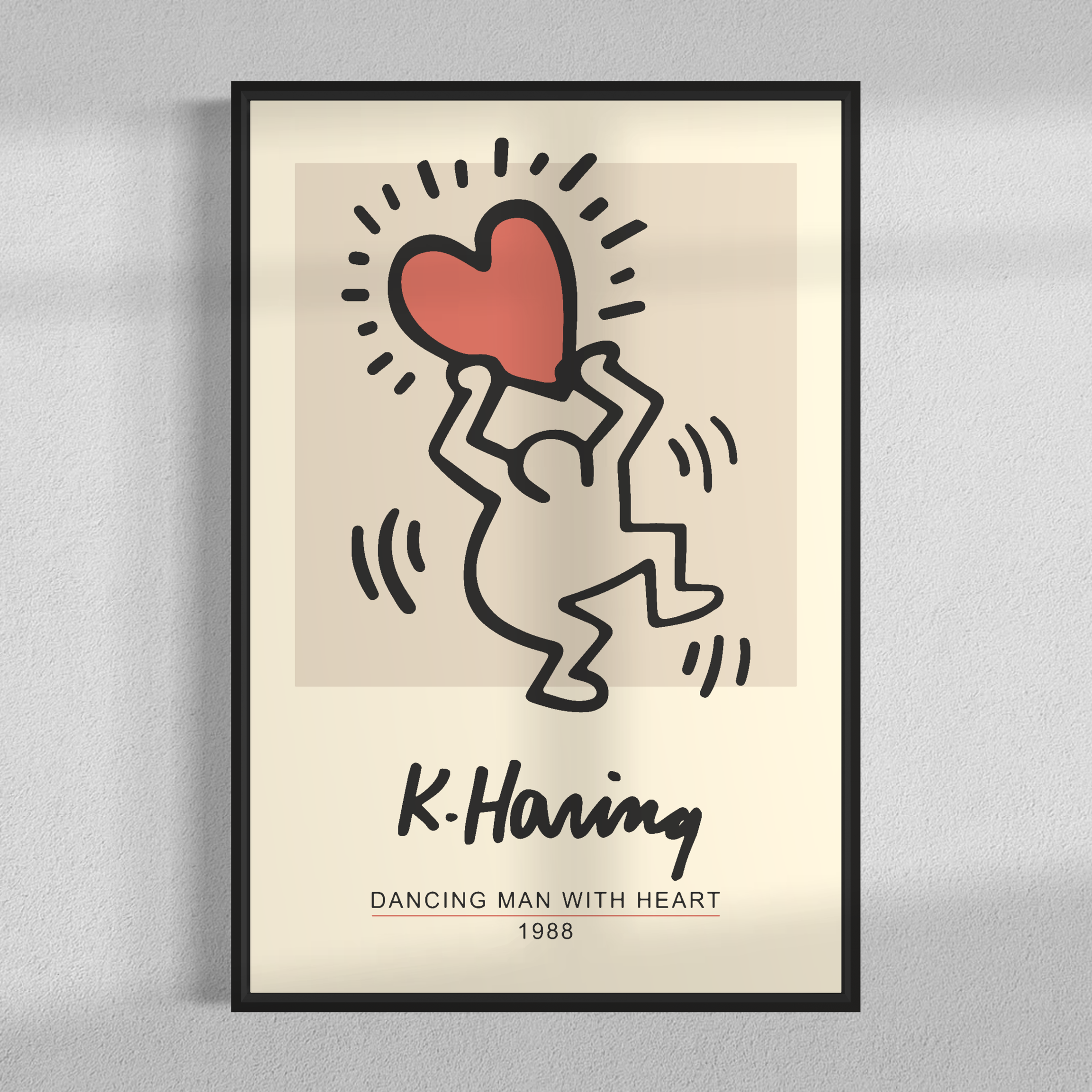 Dancing with heart, Keith Haring