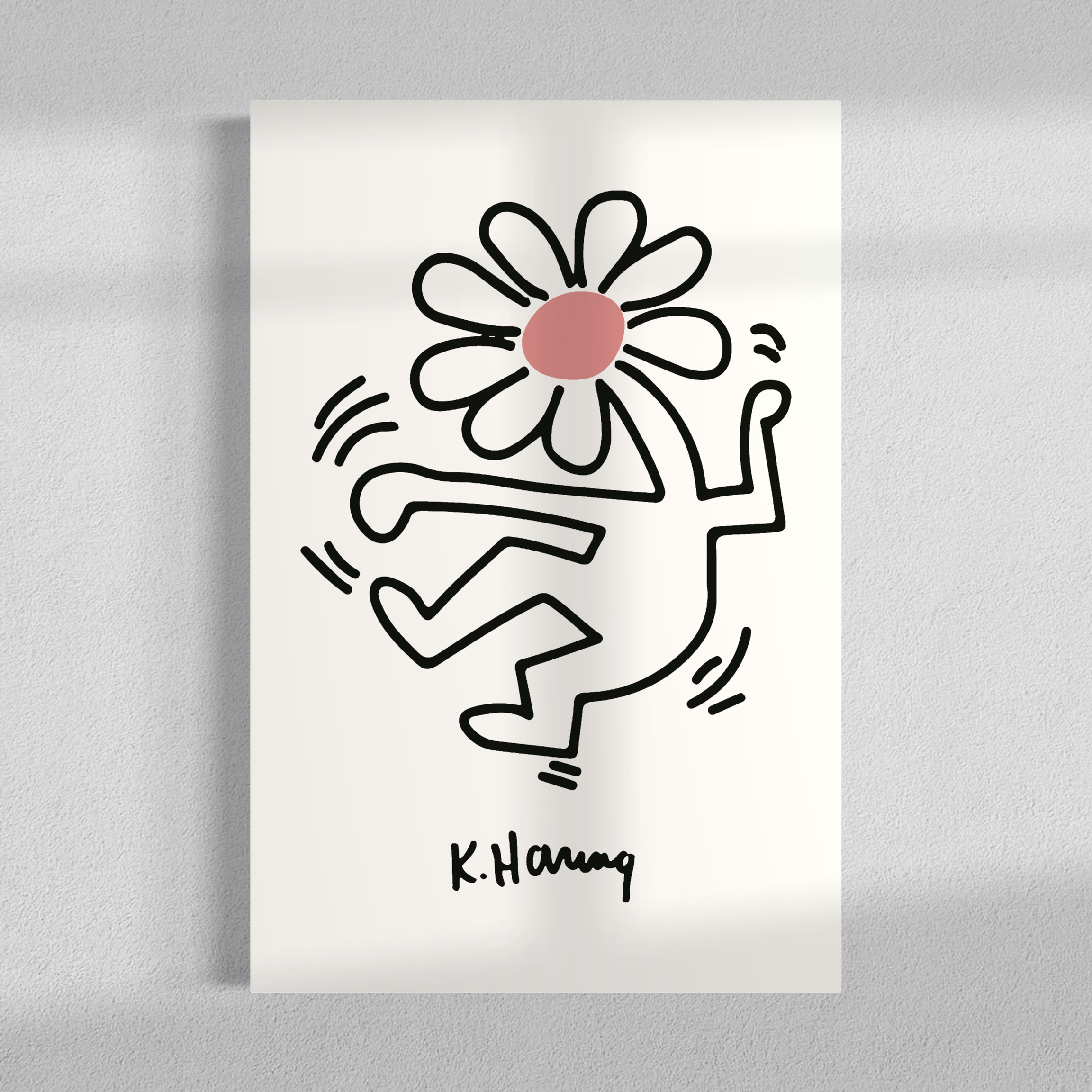 Dancing flower 02, Keith Haring