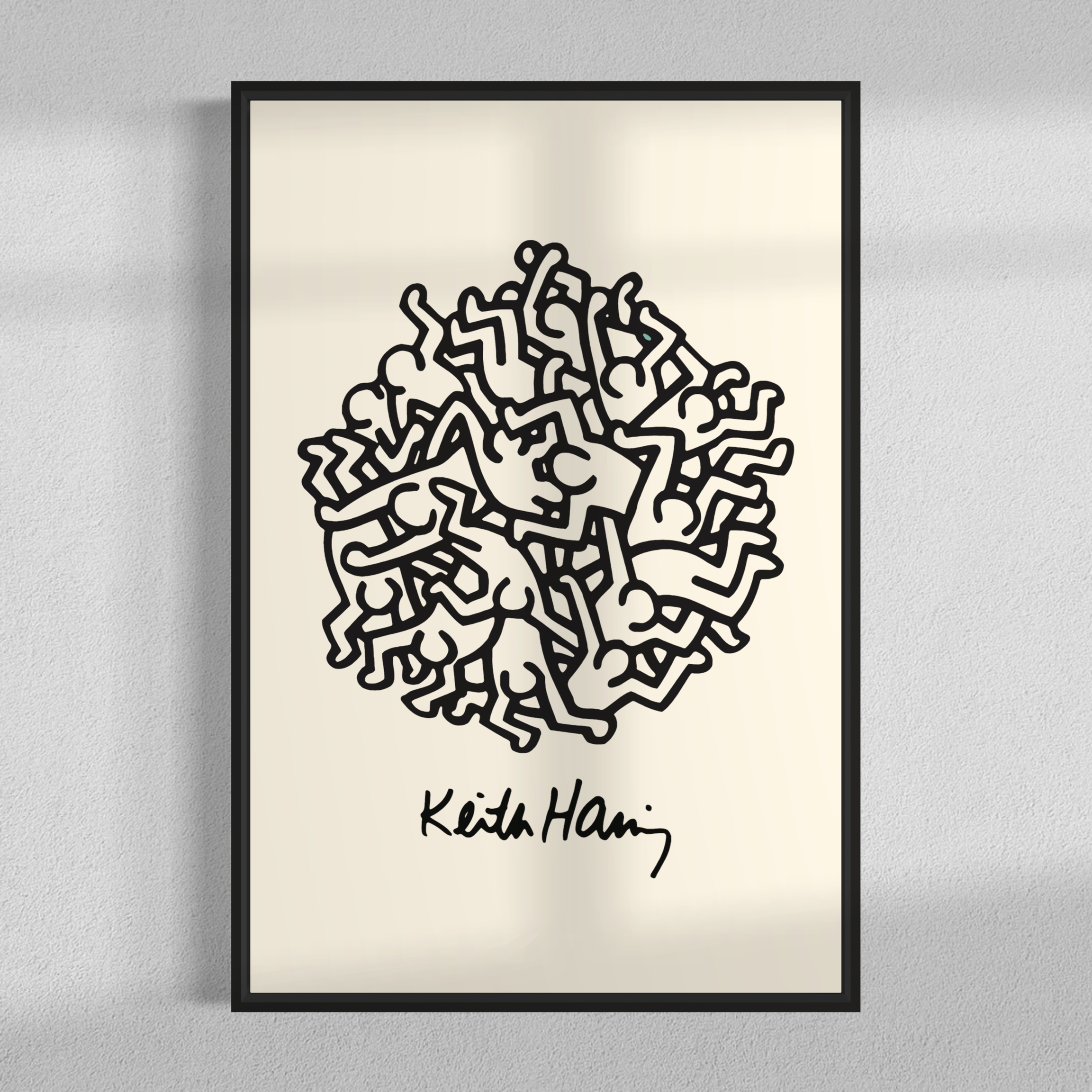 Party of life 02, Keith Haring