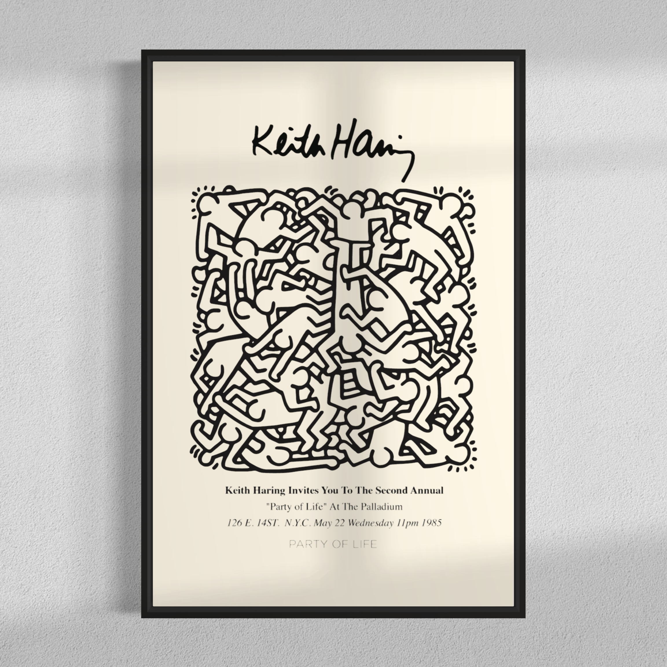 Party of life 03, Keith Haring