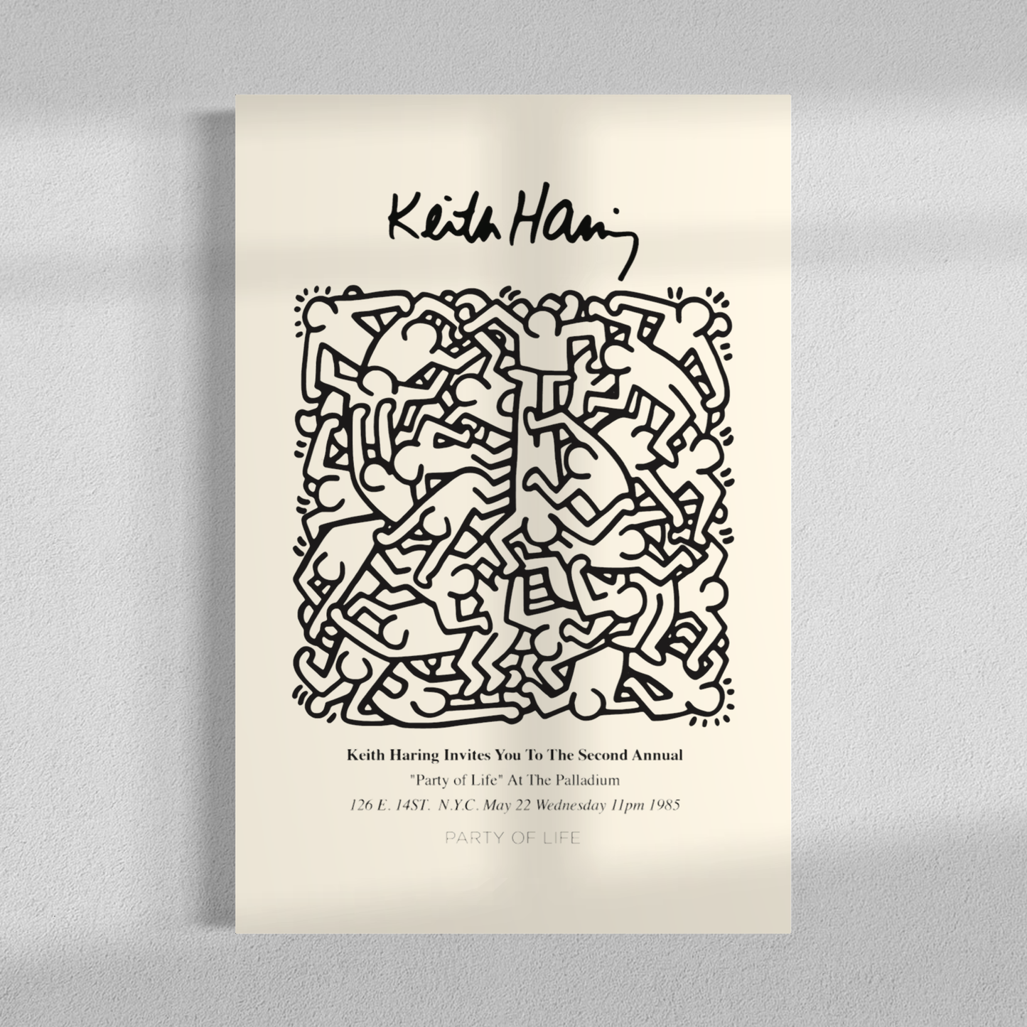 Party of life 03, Keith Haring