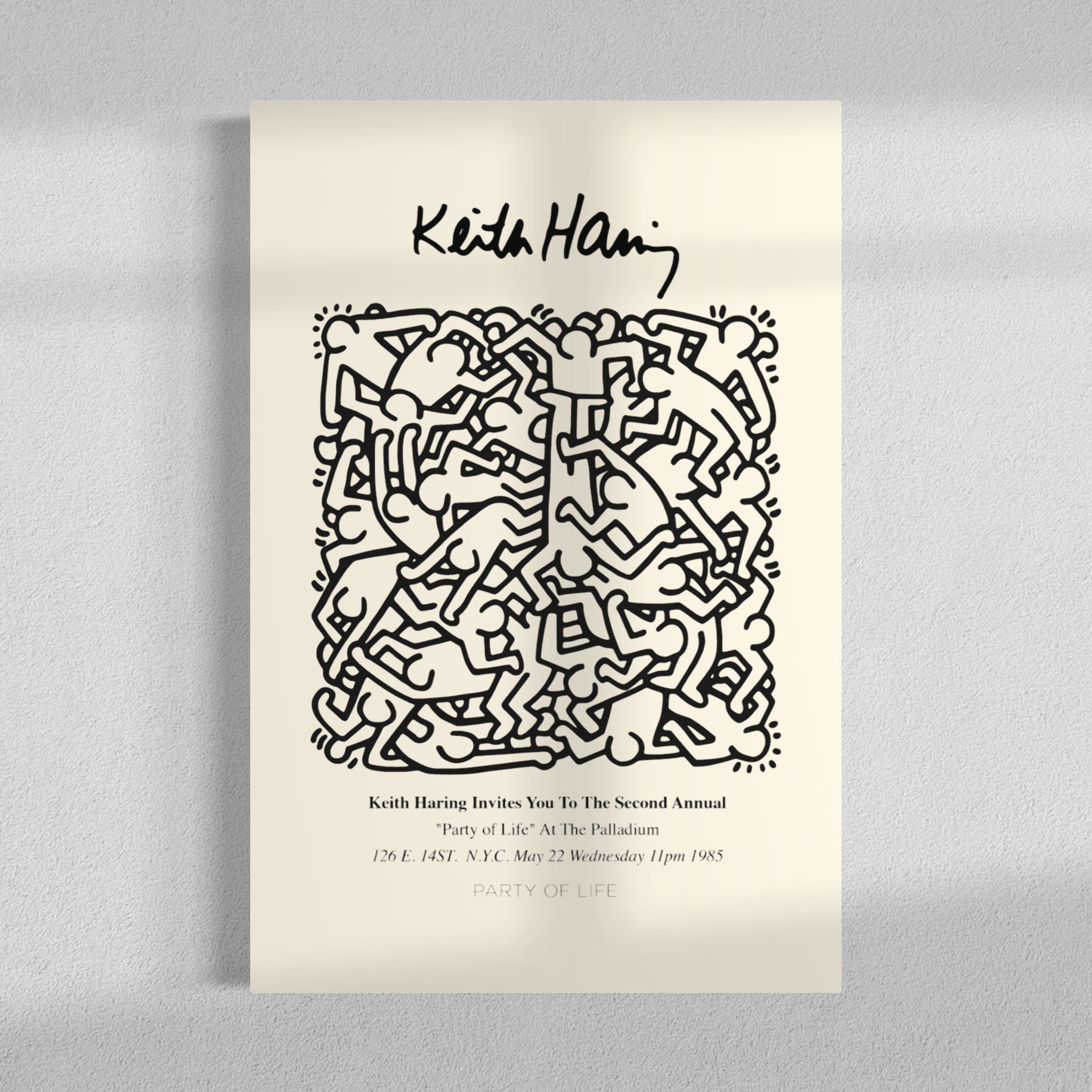 Party of life 03, Keith Haring