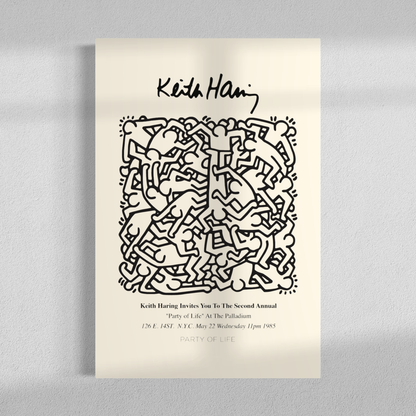 Party of life 03, Keith Haring