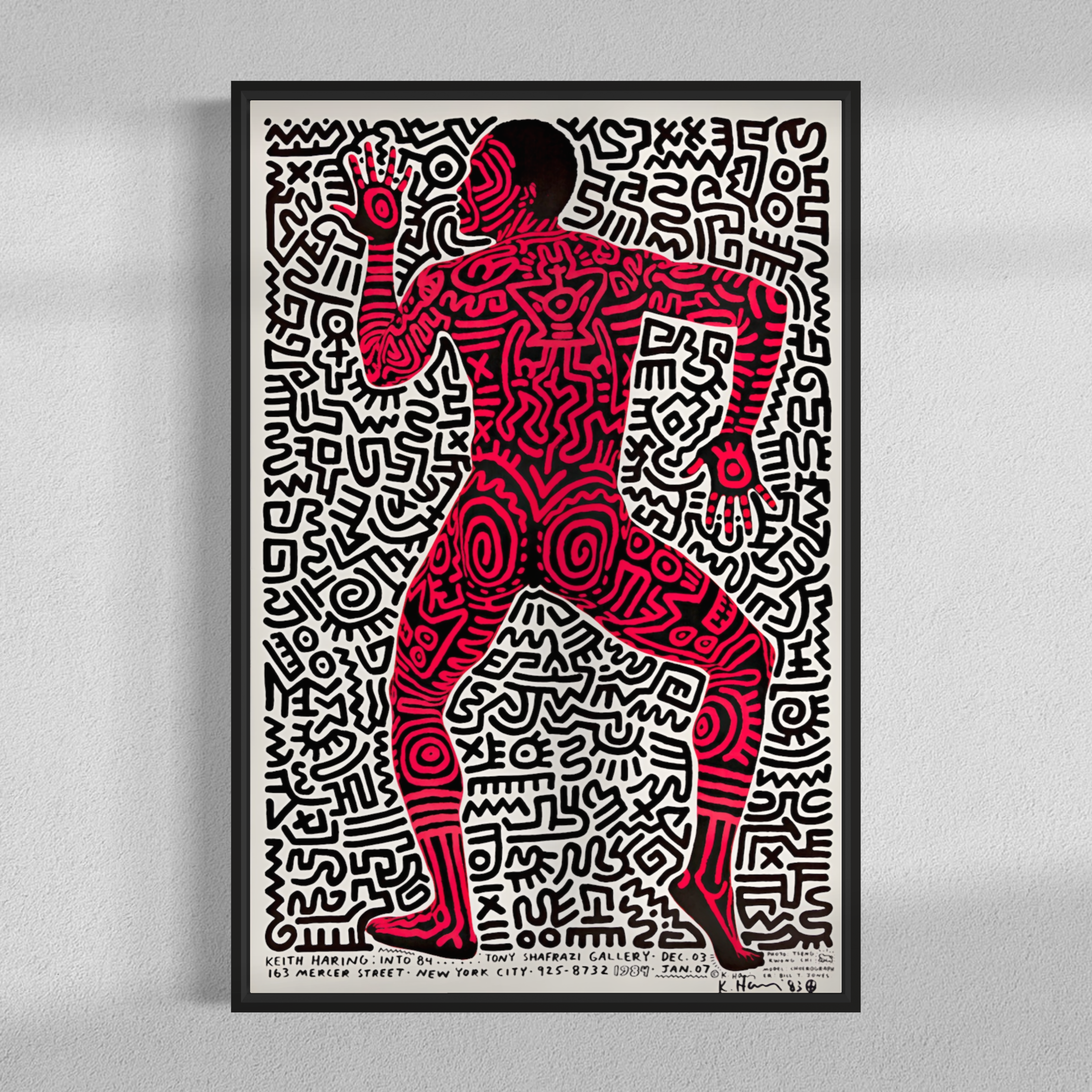 Body paint, Keith Haring