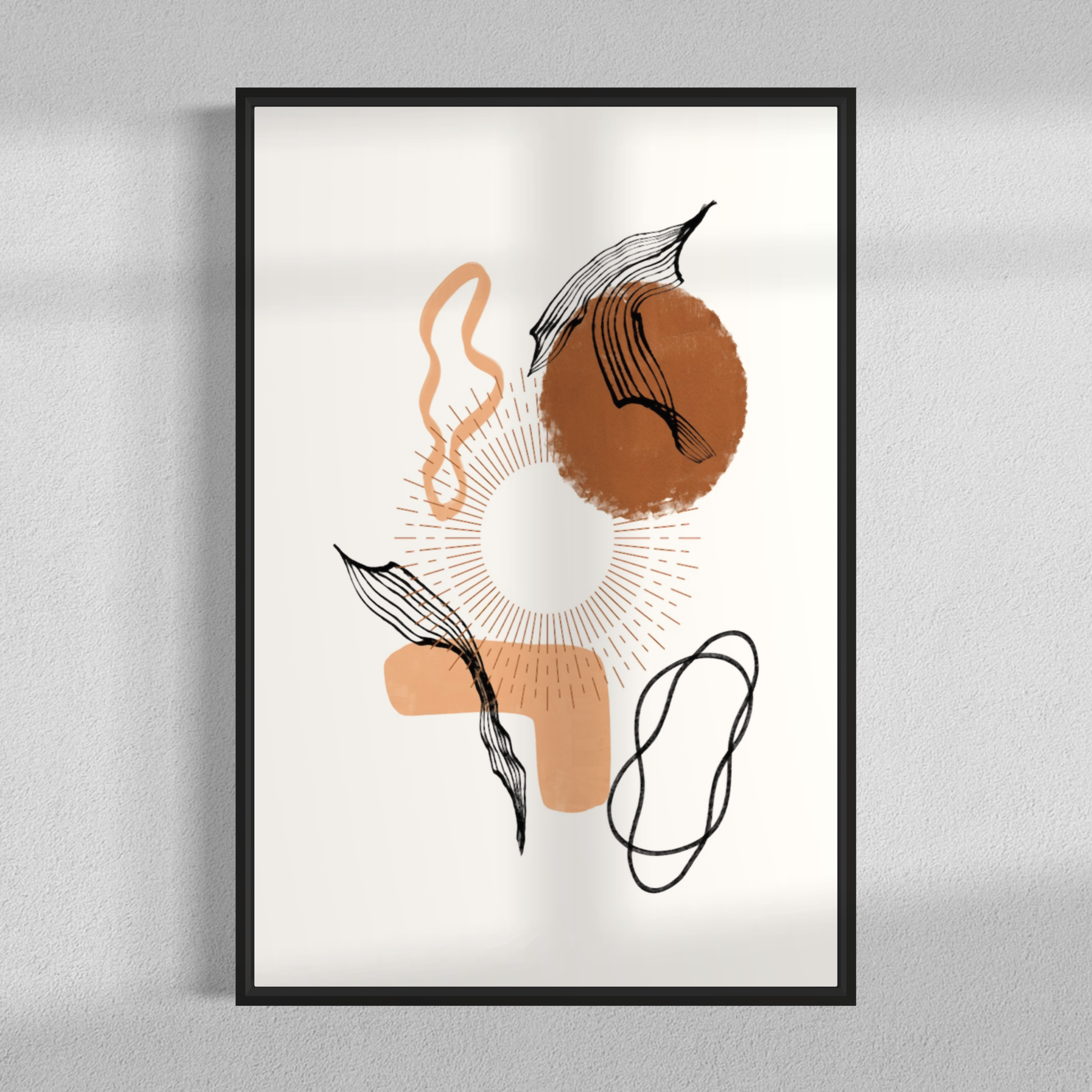 Boho Triptych, Set of 3 frames