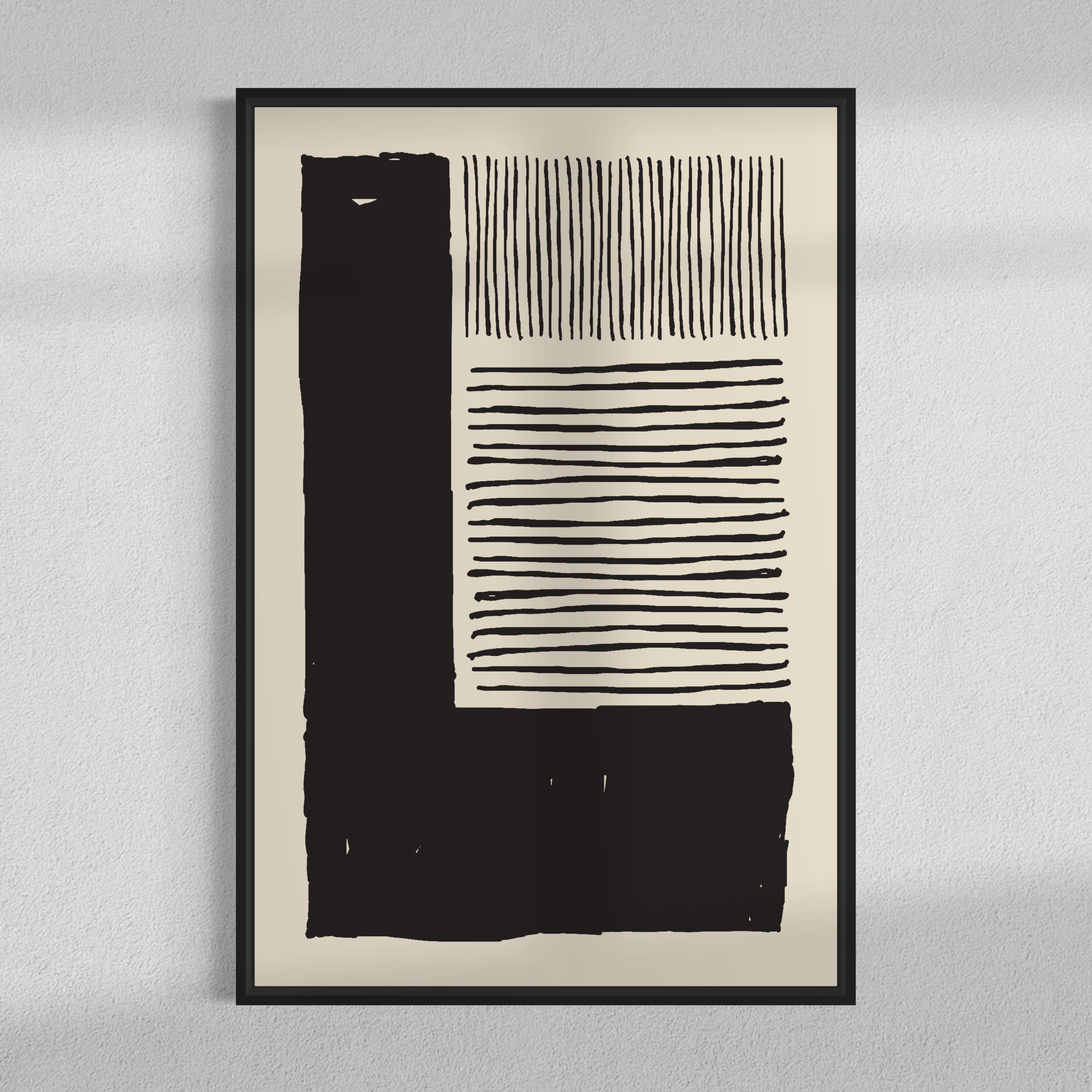 Black Safari duo, Set of 2 frames