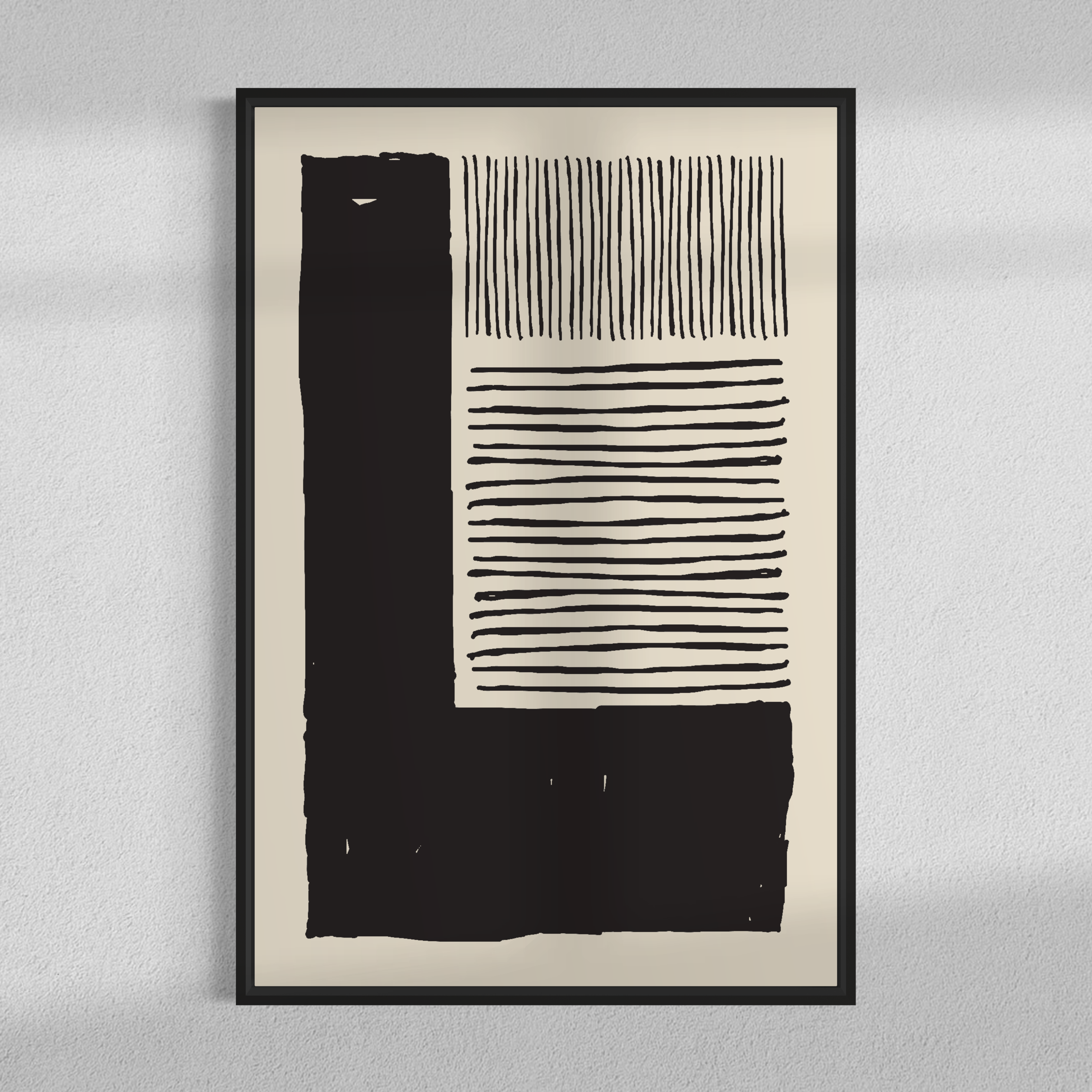 Black Safari duo, Set of 2 frames