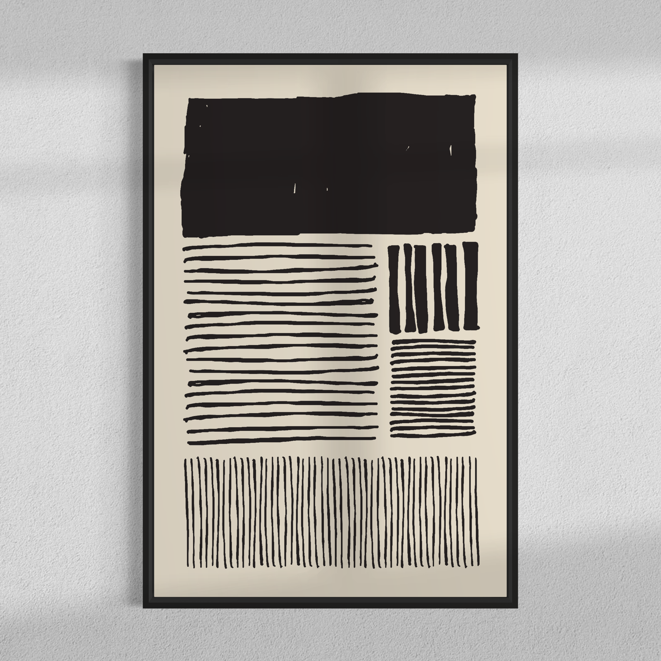 Black Safari duo, Set of 2 frames