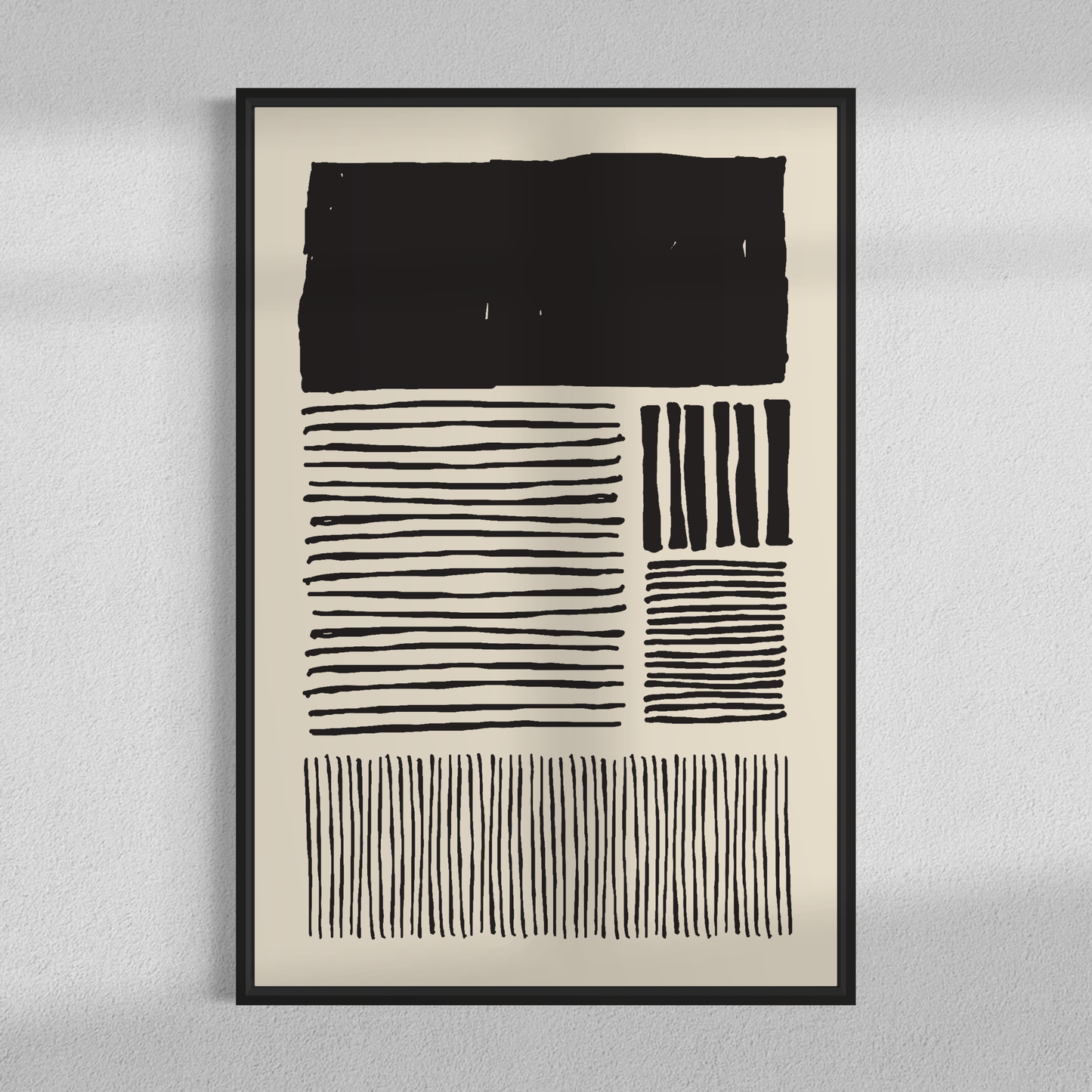 Black Safari duo, Set of 2 frames