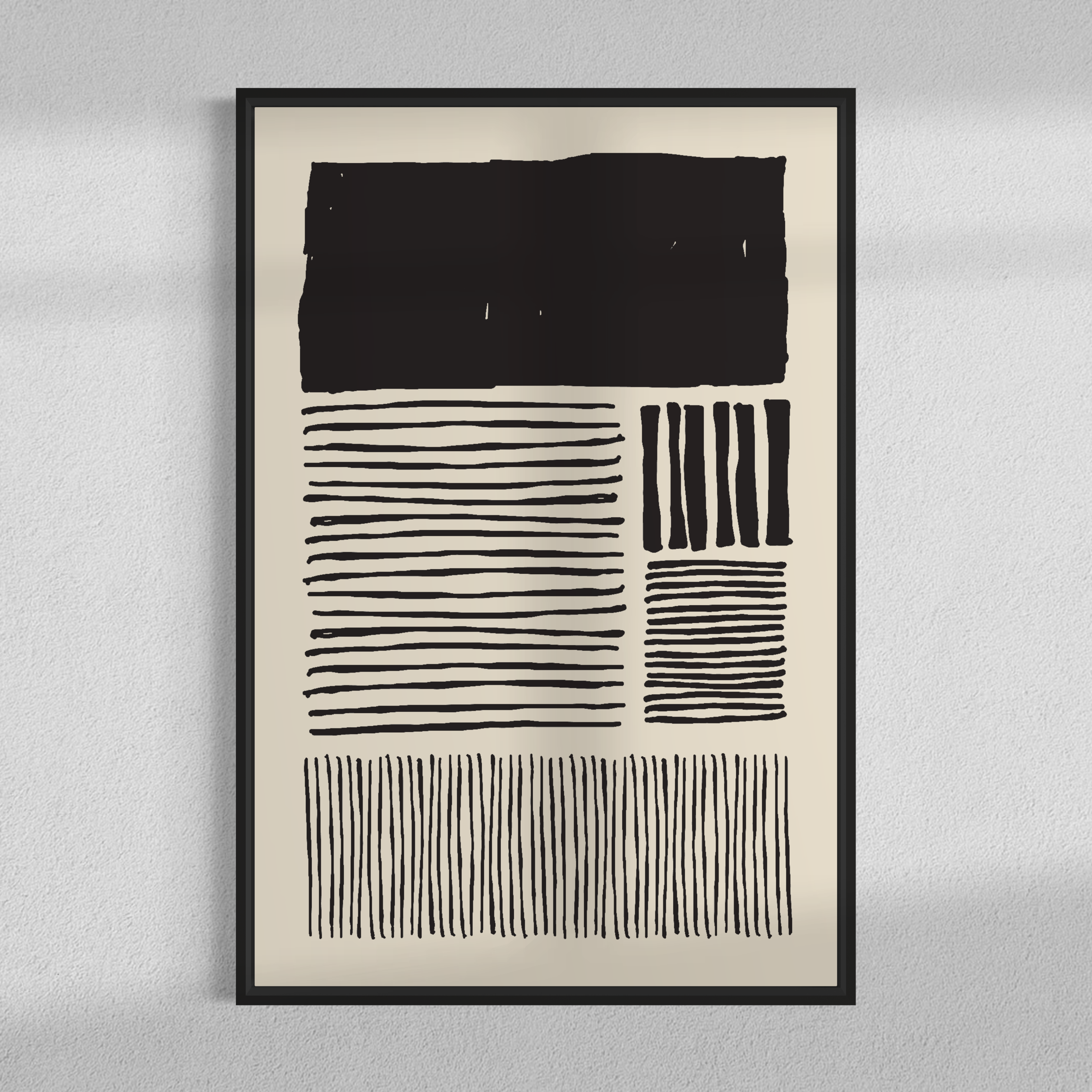 Black Safari duo, Set of 2 frames