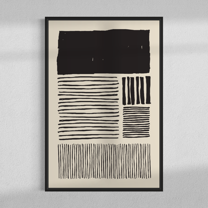Black Safari duo, Set of 2 frames
