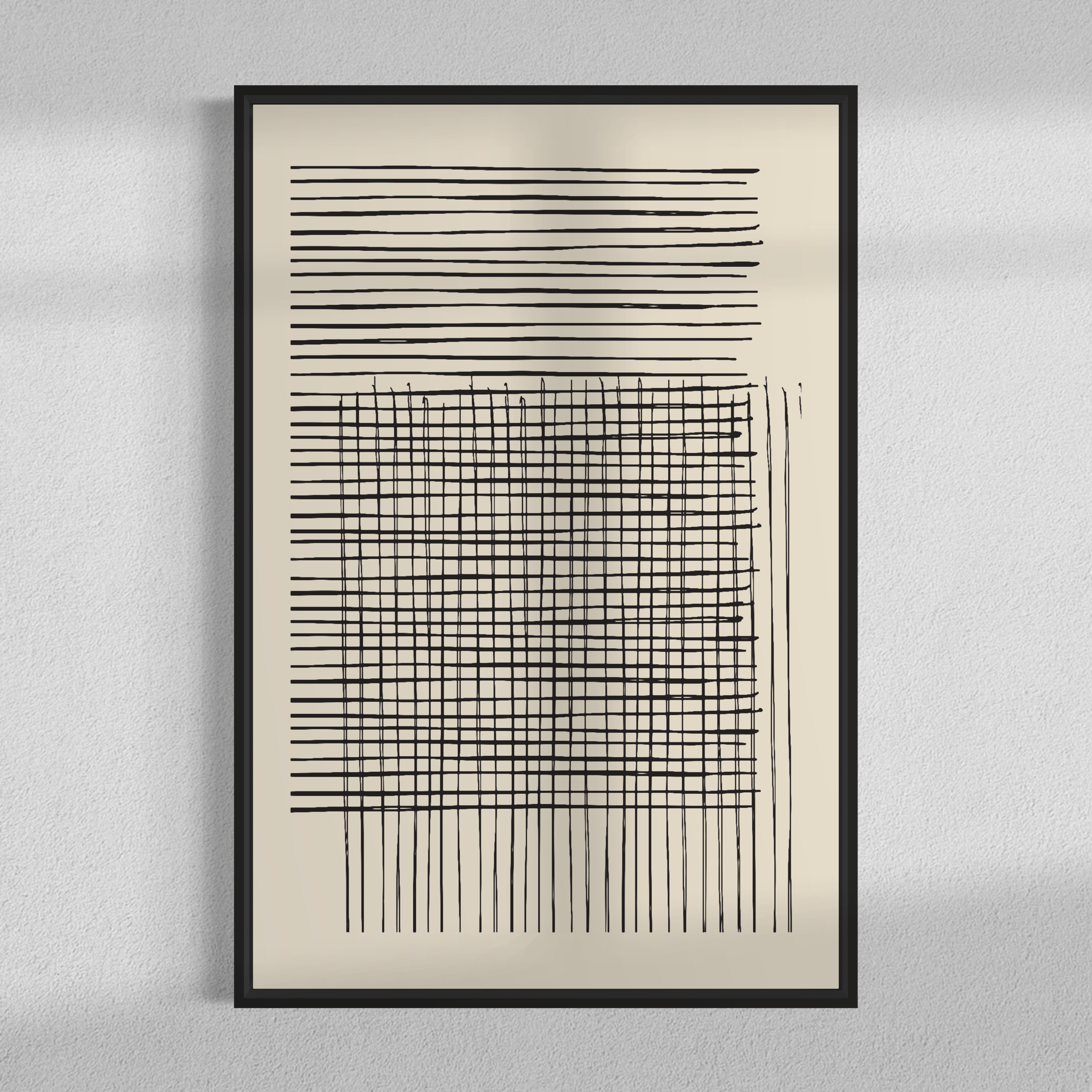 Vertical lines duo, Set of 2 frames