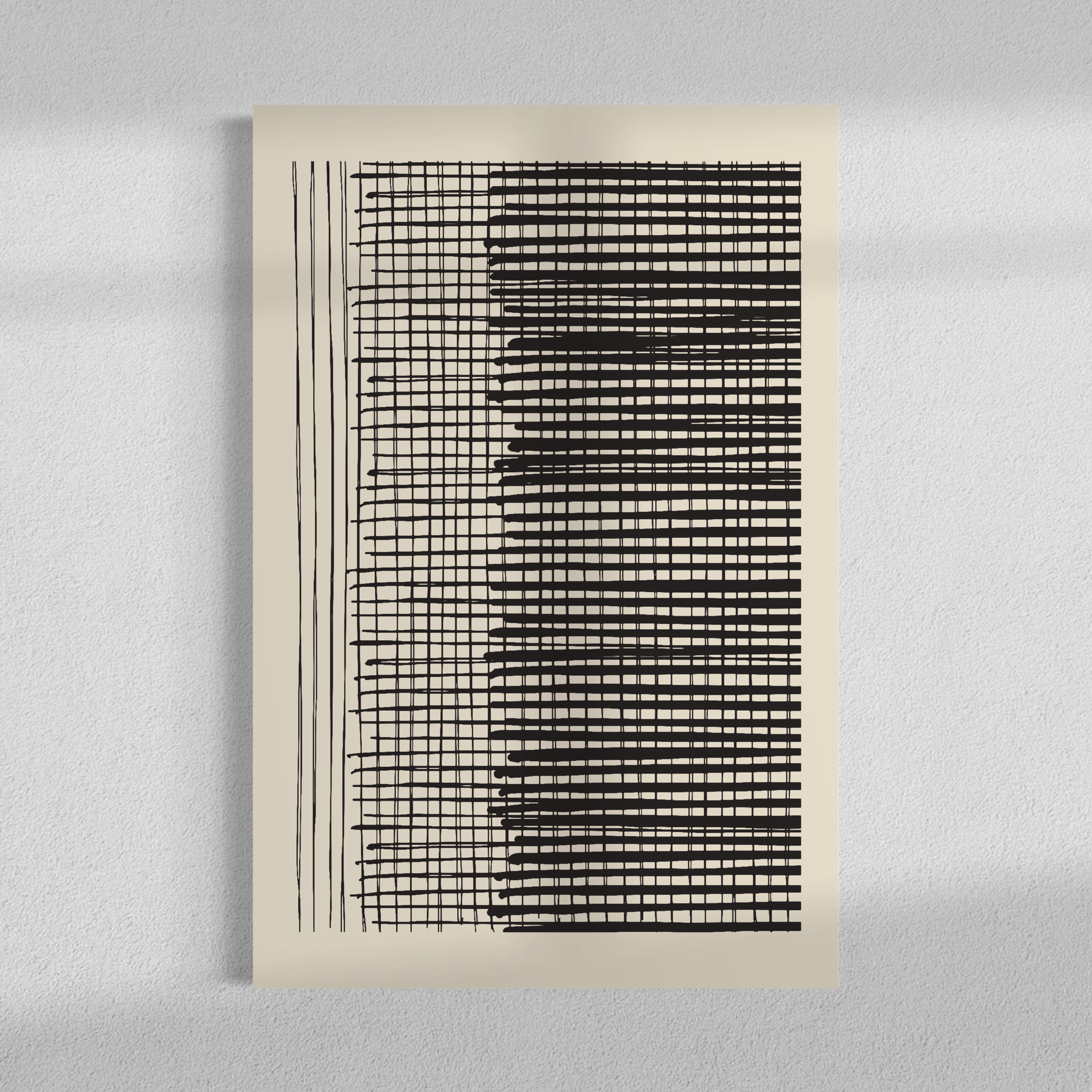 Vertical lines duo, Set of 2 frames