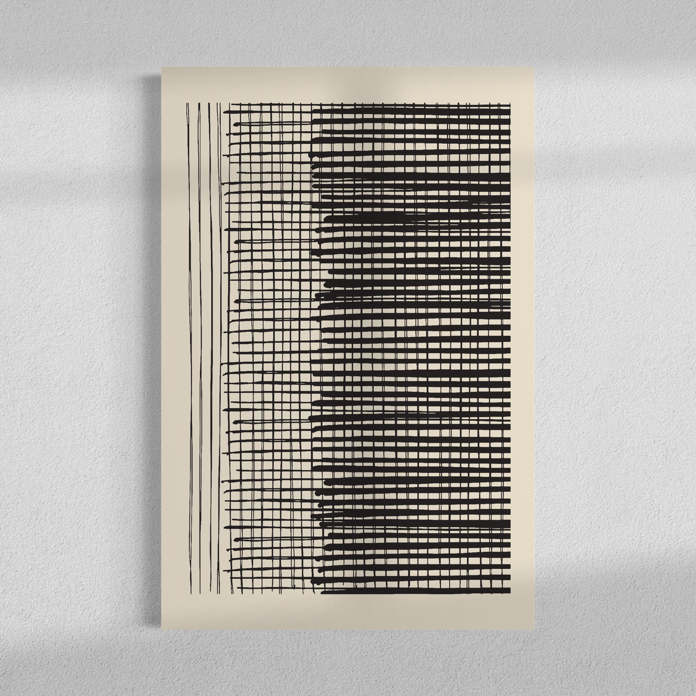 Vertical lines duo, Set of 2 frames