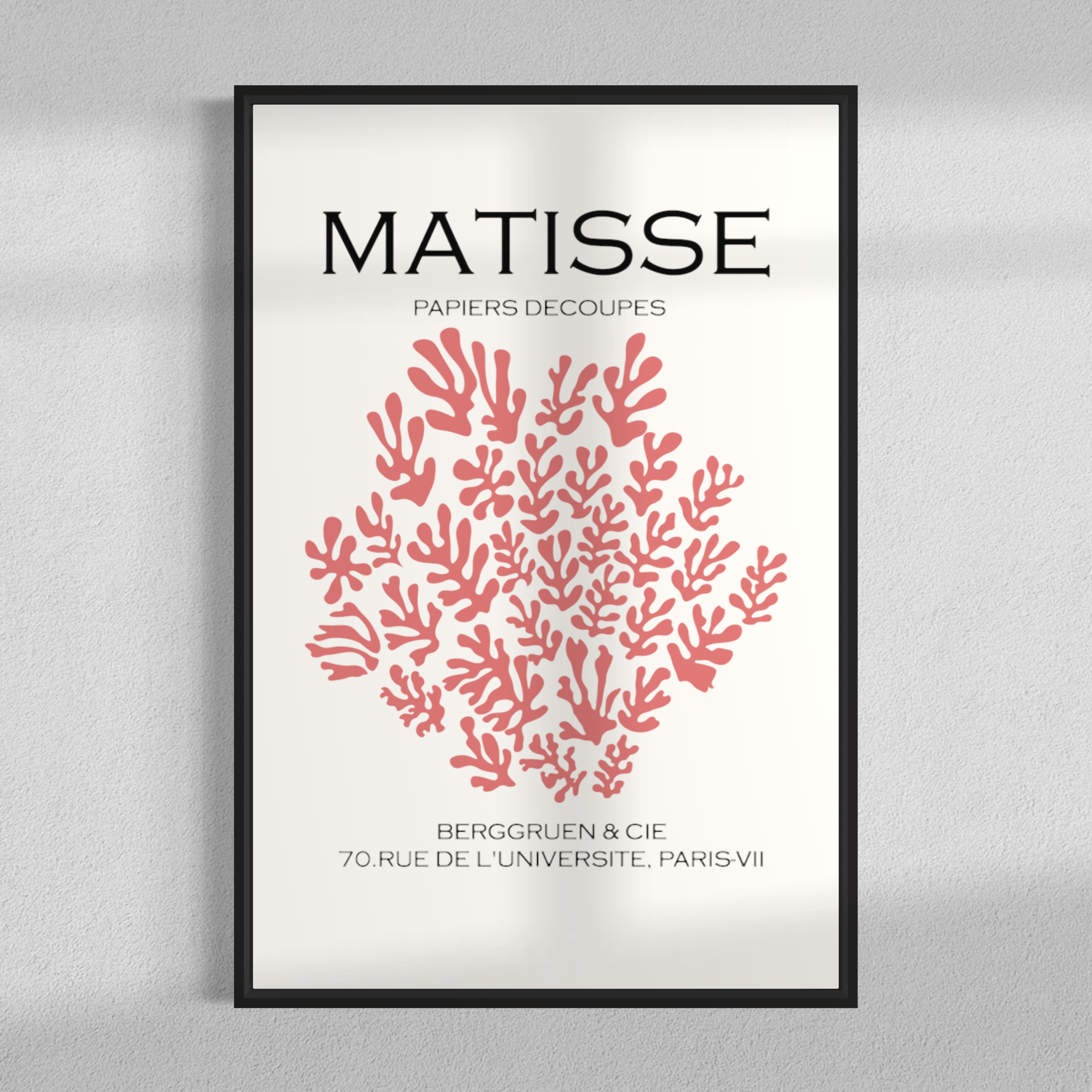 Rosé papiers découpés, Matisse