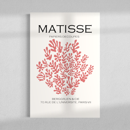 Rosé papiers découpés, Matisse
