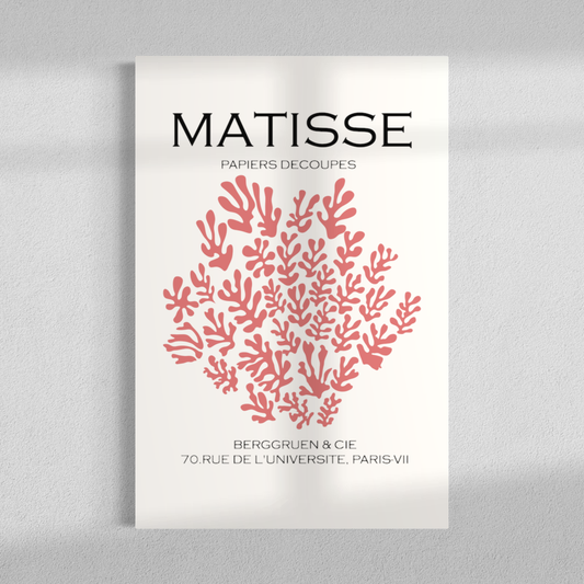 Rosé papiers découpés, Matisse