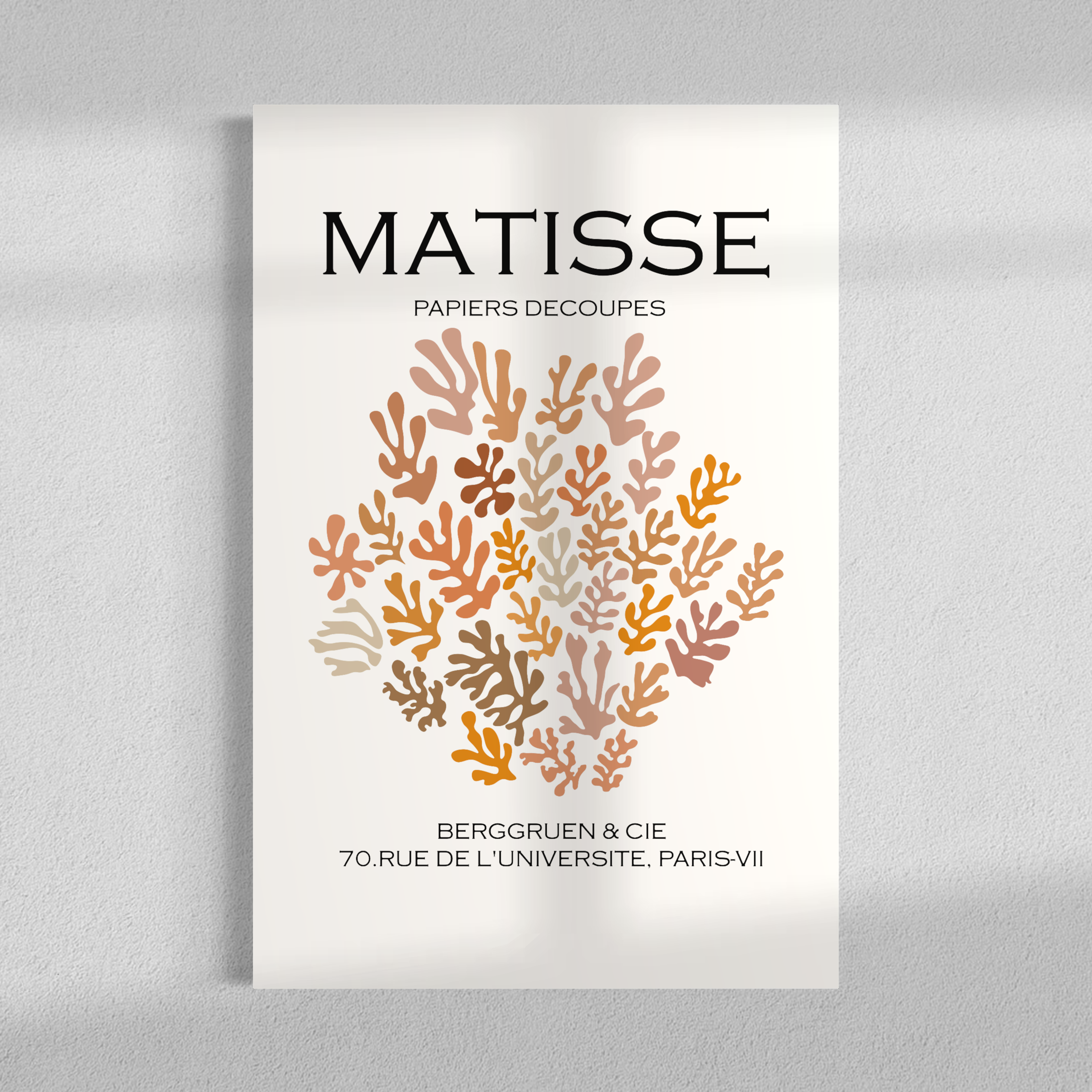 Brun papiers découpés, Matisse