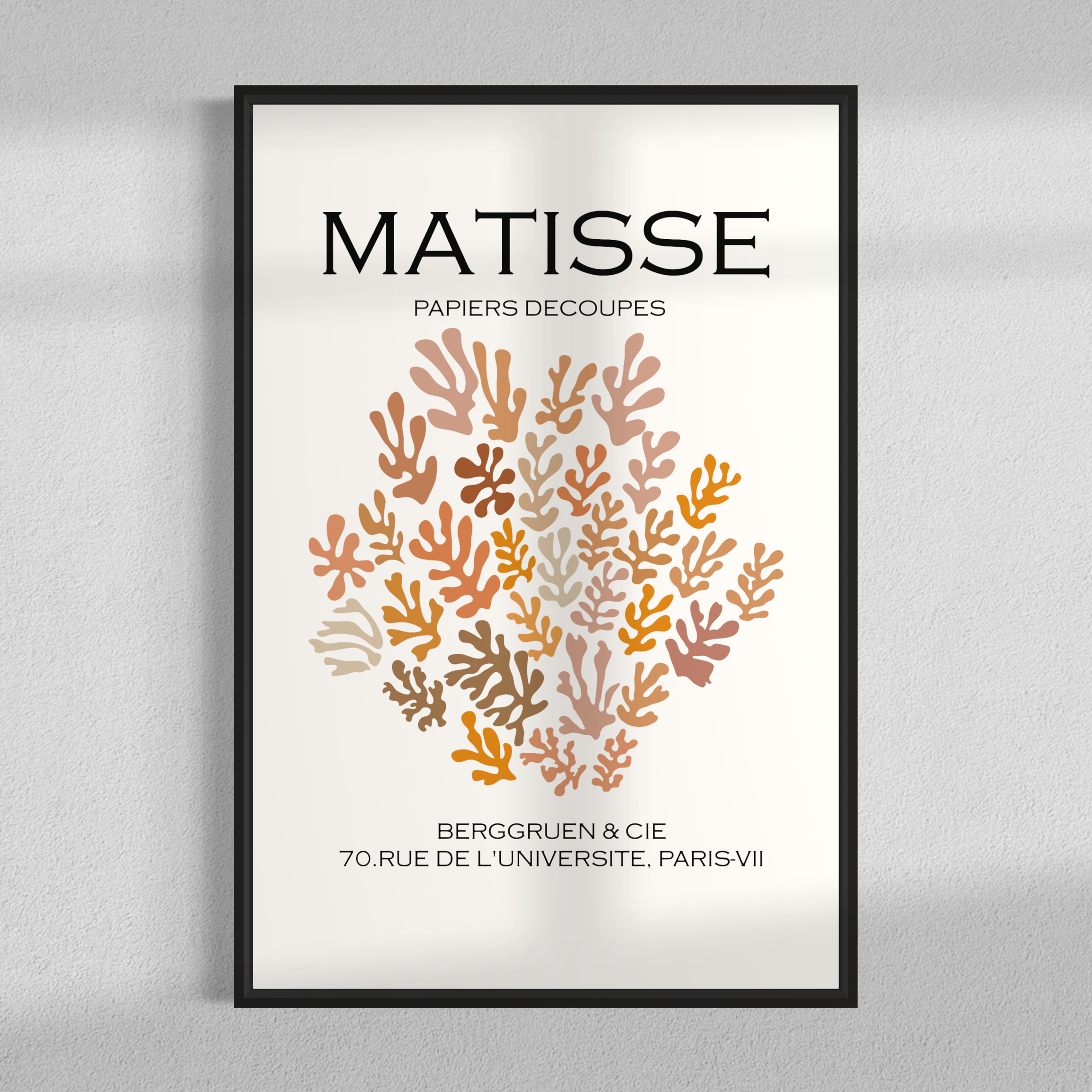 Brun papiers découpés, Matisse