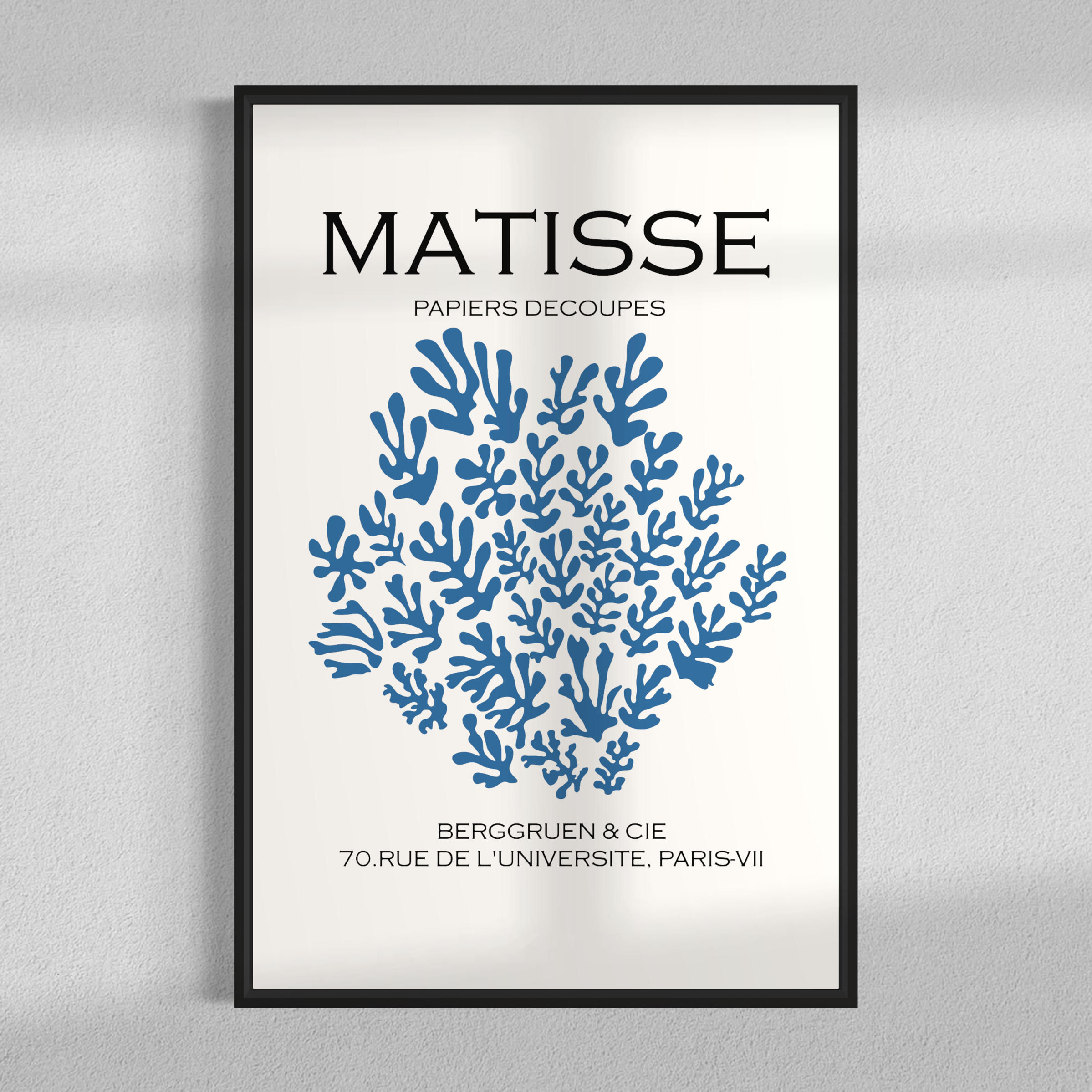 Bleu papiers découpés, Matisse