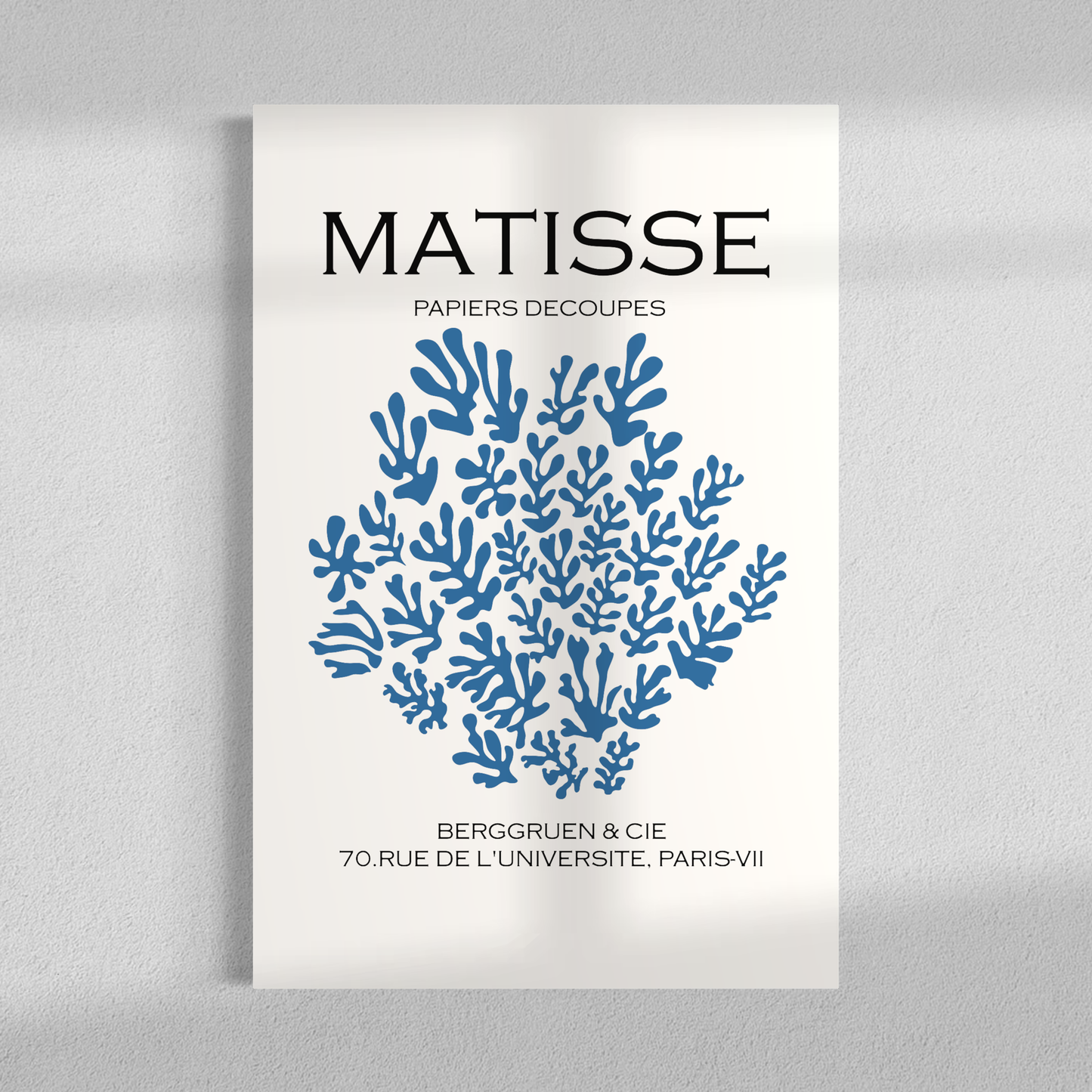 Bleu papiers découpés, Matisse
