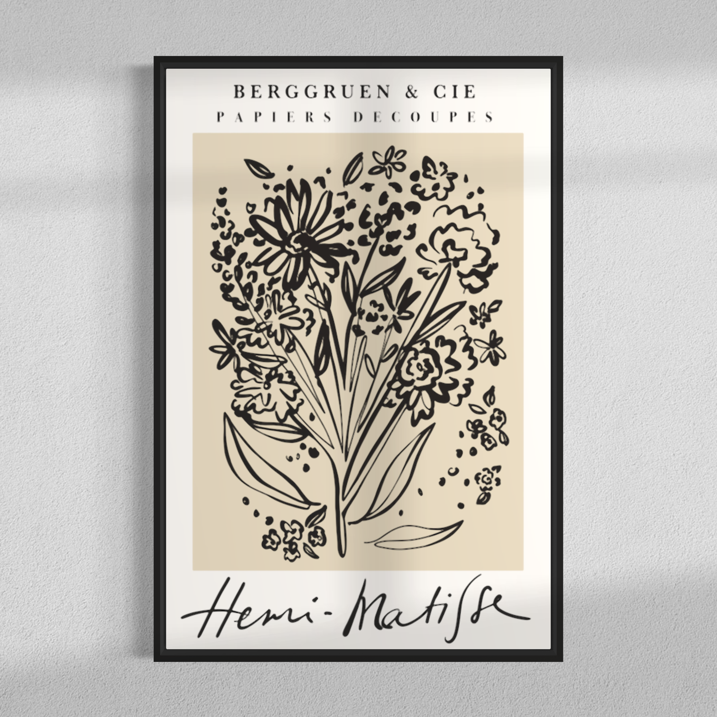 Fleurs Papiers découpés, Matisse