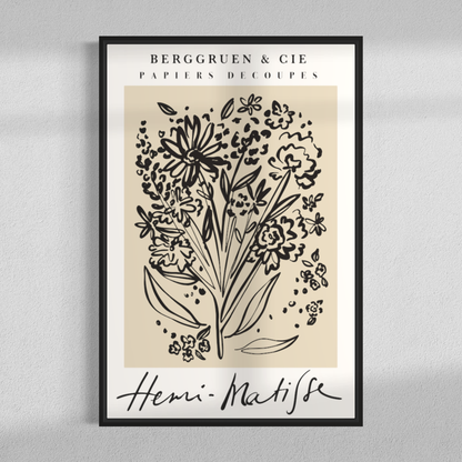 Fleurs Papiers découpés, Matisse