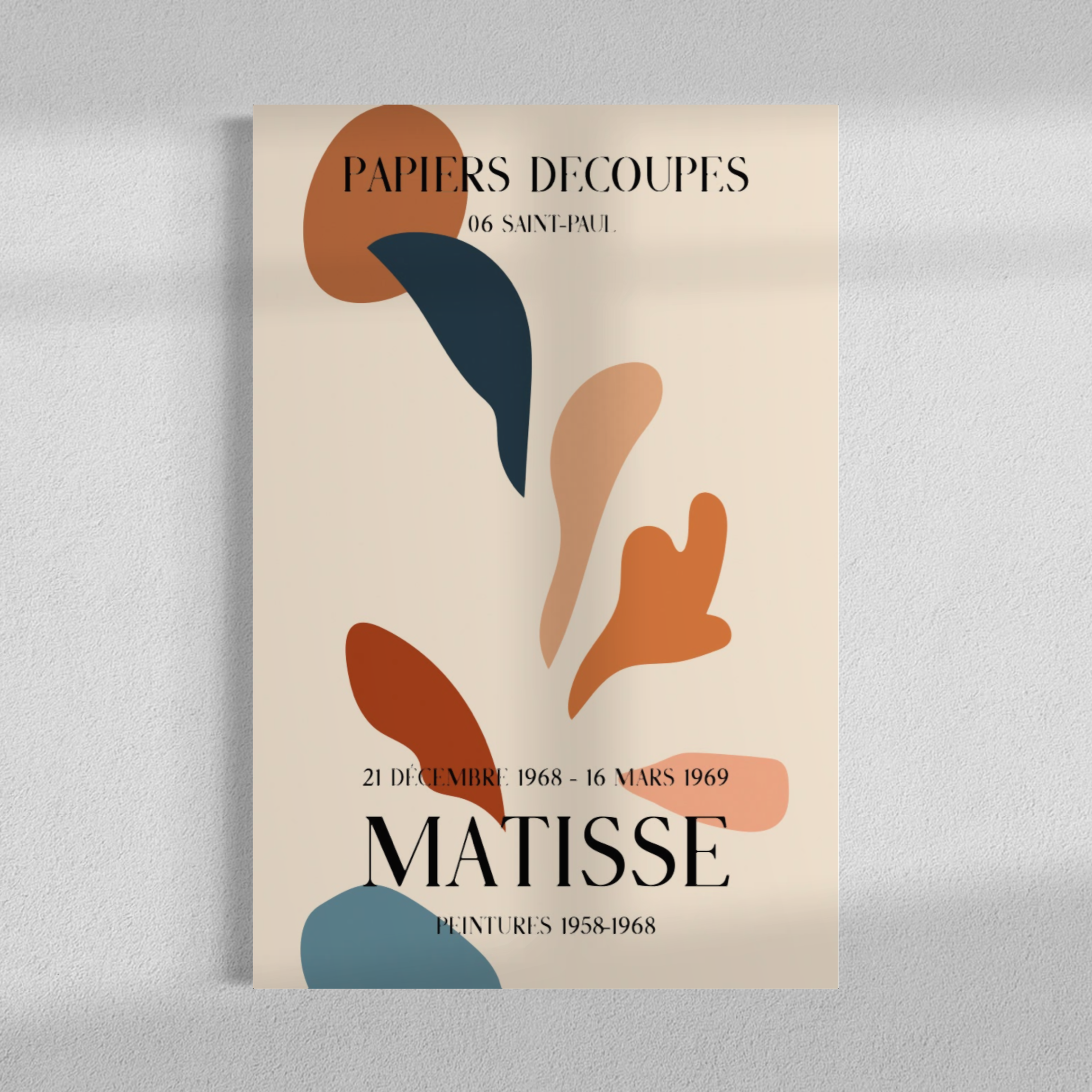 Beige Papiers découpés, Matisse