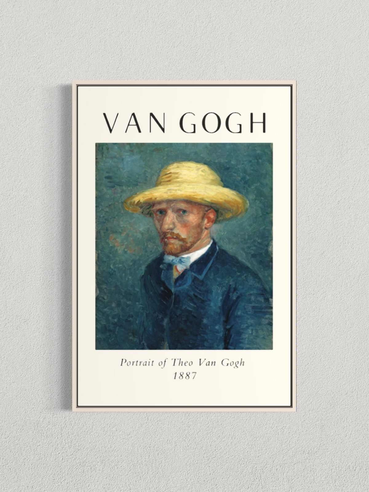 Portrait au chapeau de paille – Vincent van Gogh
