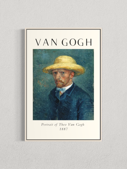 Portrait au chapeau de paille – Vincent van Gogh