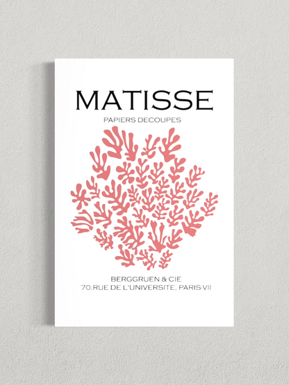 Matisse – Papiers Découpés Roses, Affiche Vintage