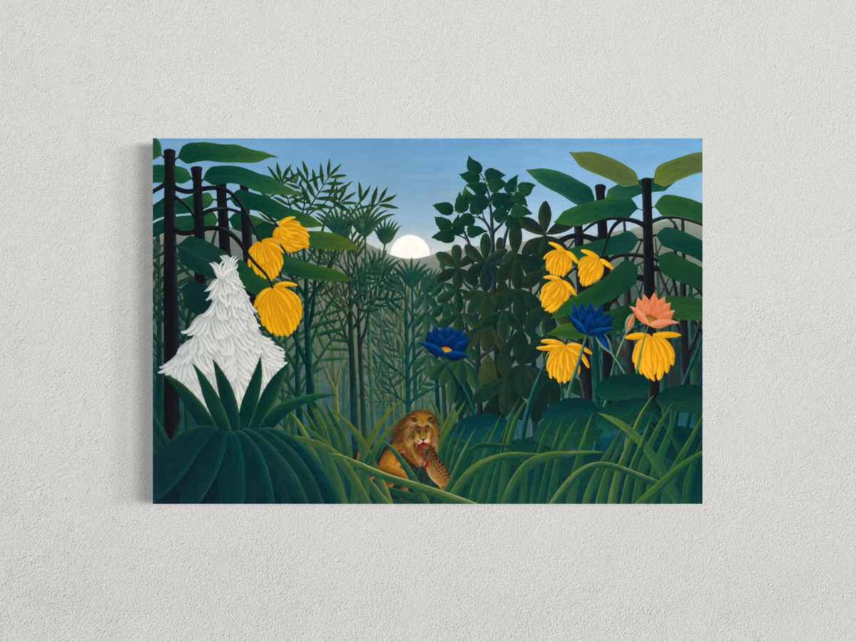 Le Repas du lion – Henri Rousseau
