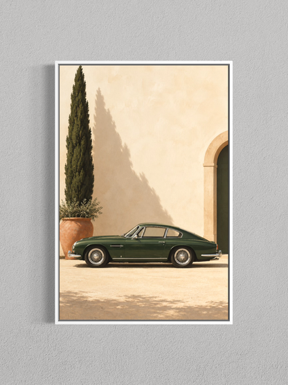 Élégance Classique – Voiture Vintage Méditerranéenne