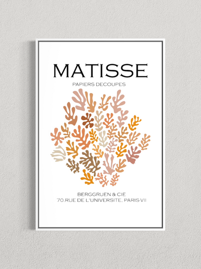 Matisse – Papiers Découpés aux Tons Naturels